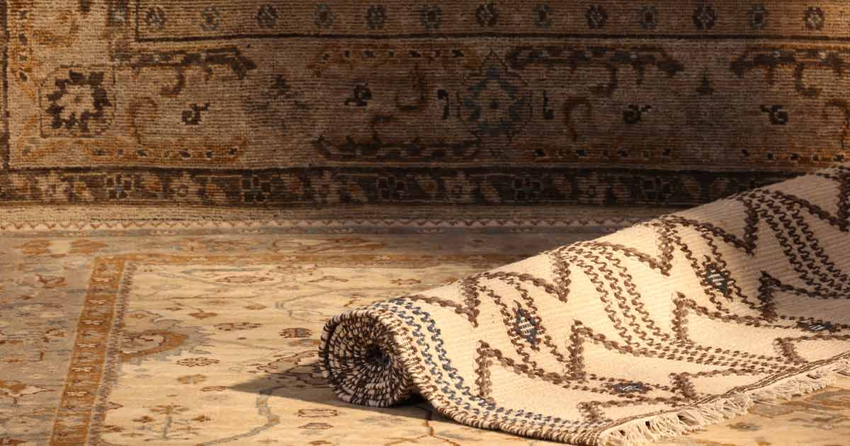 How to layer your rug