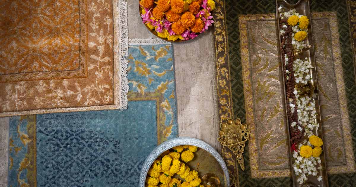 Pooja room rugs you can get this Diwali