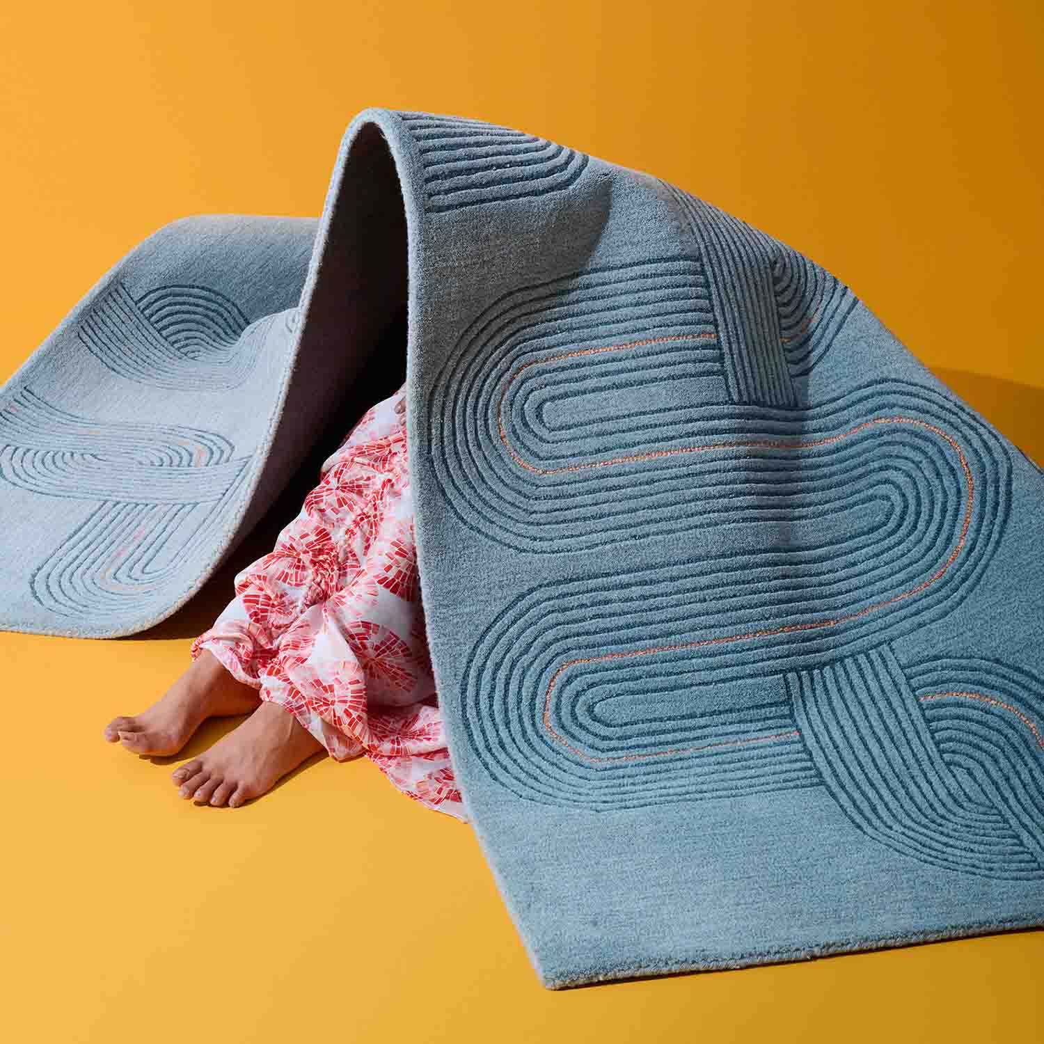 Farida Hand Tufted Woollen And Viscose Rug