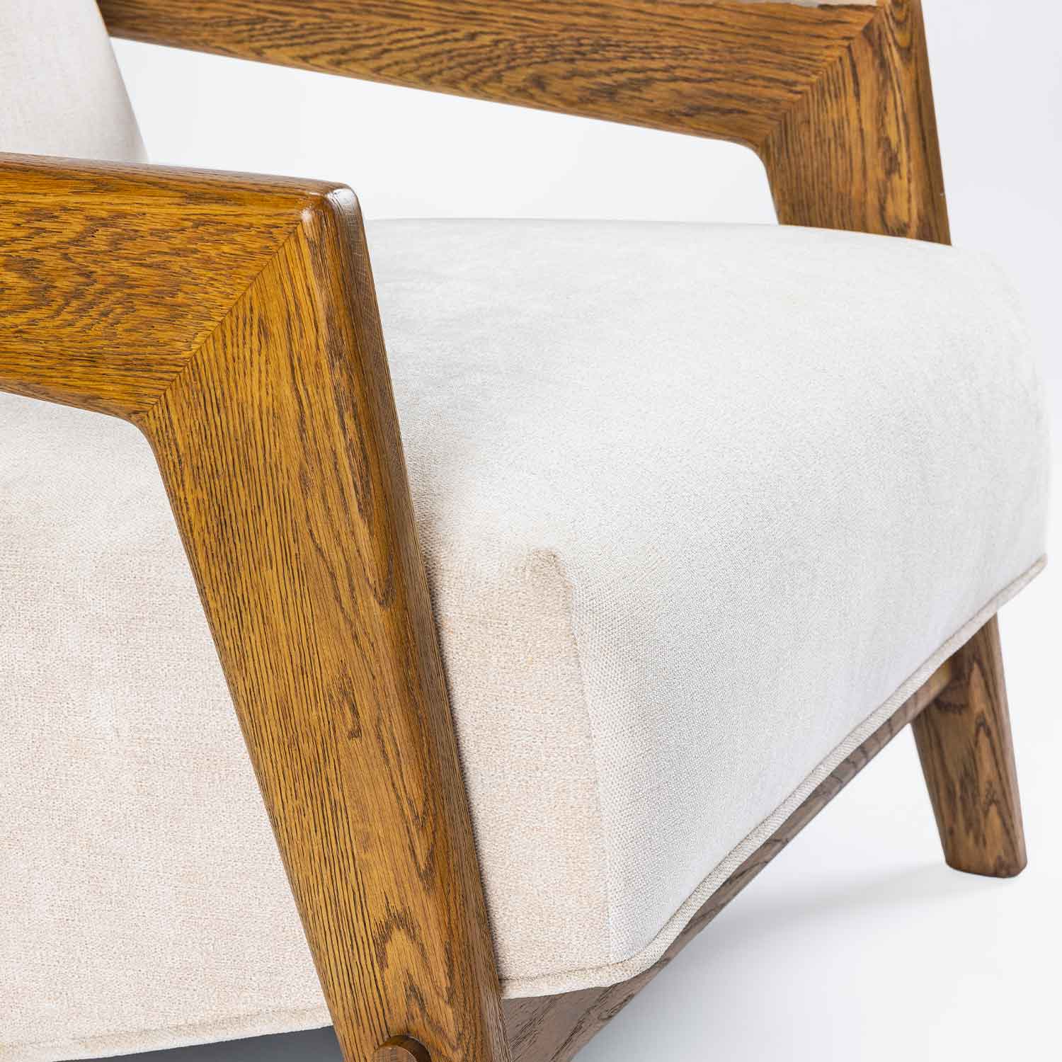 Hyke Low Back Armchair - Barly Brush