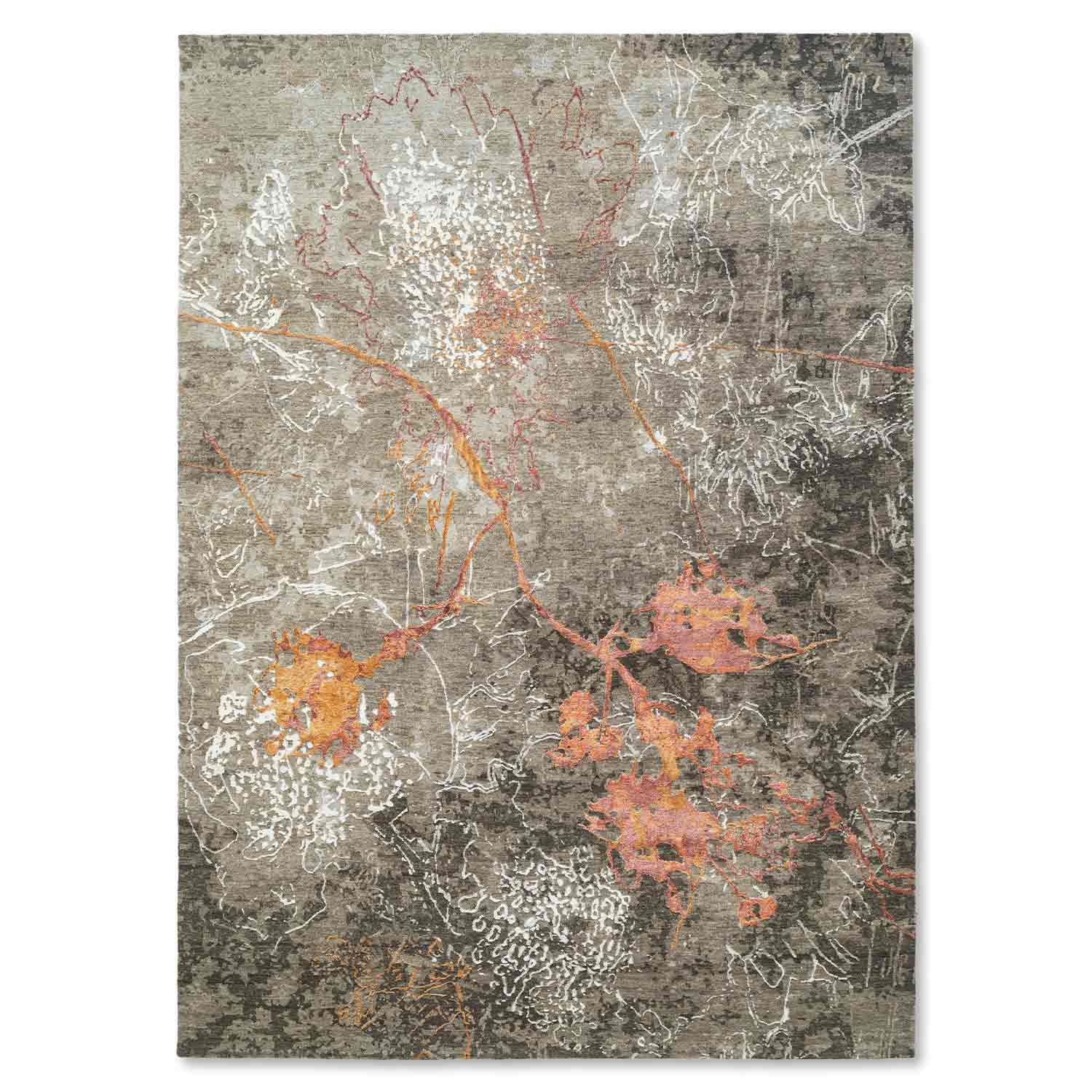 Dhara Hand Knotted Woollen And Silk Rug