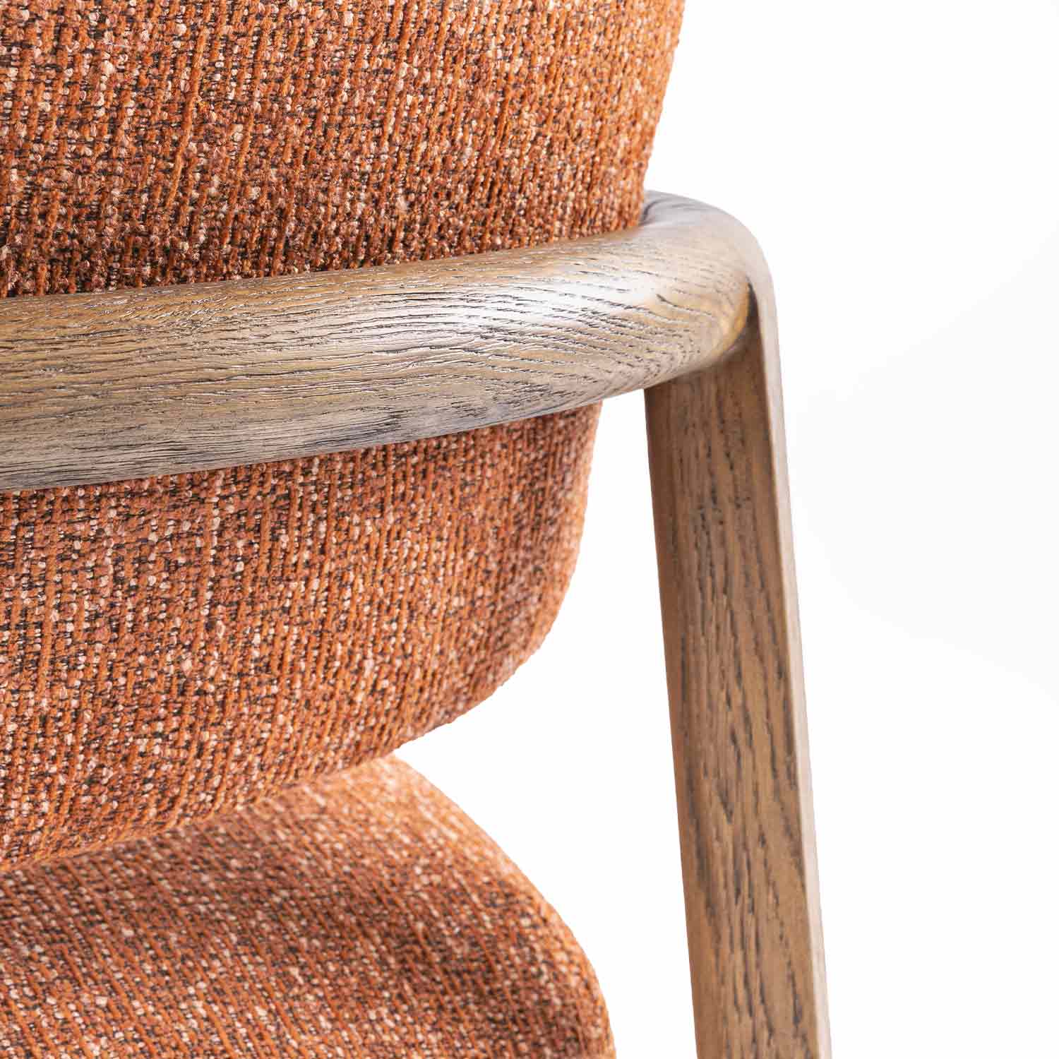 Alabat Lounge Chair- Rust