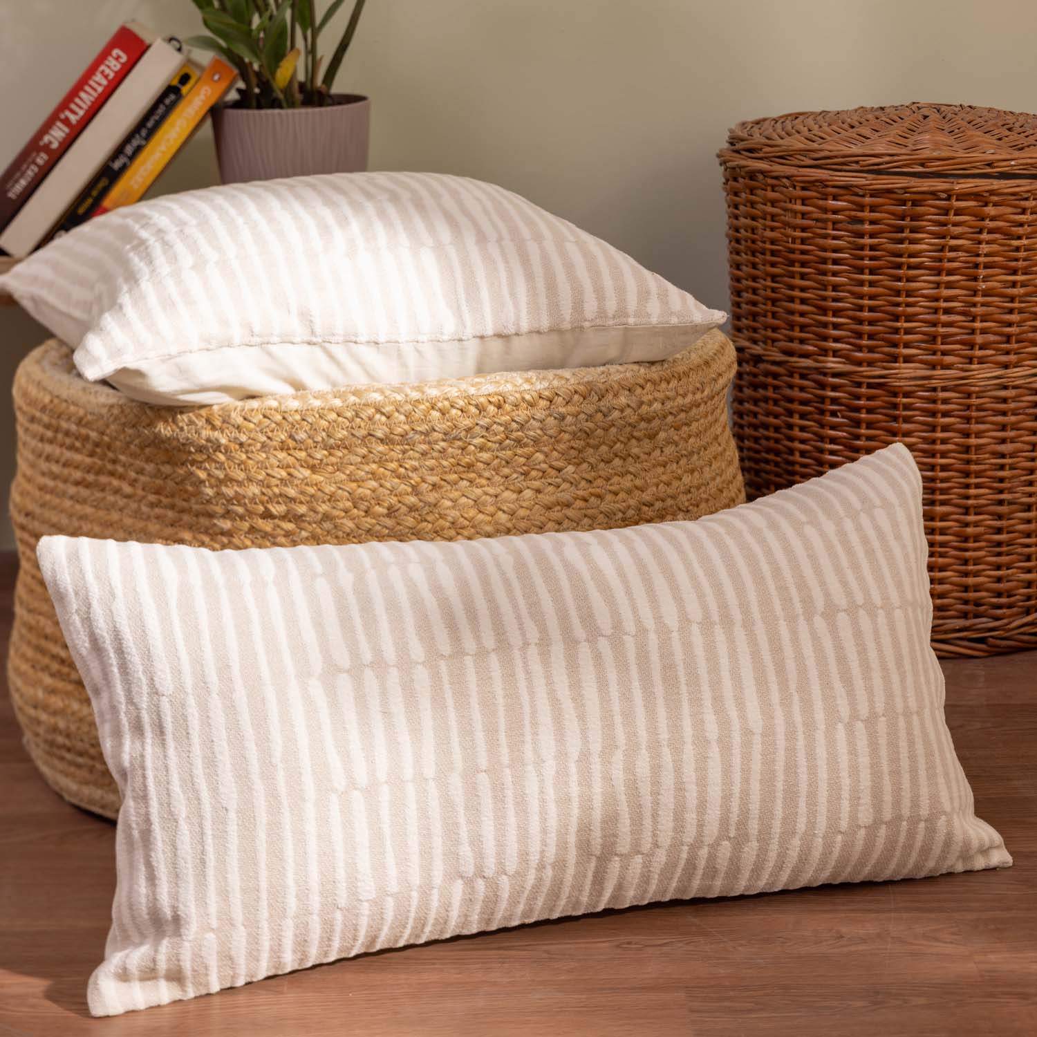 Cotton Jacquard Modura Lumbar Cushion Cover