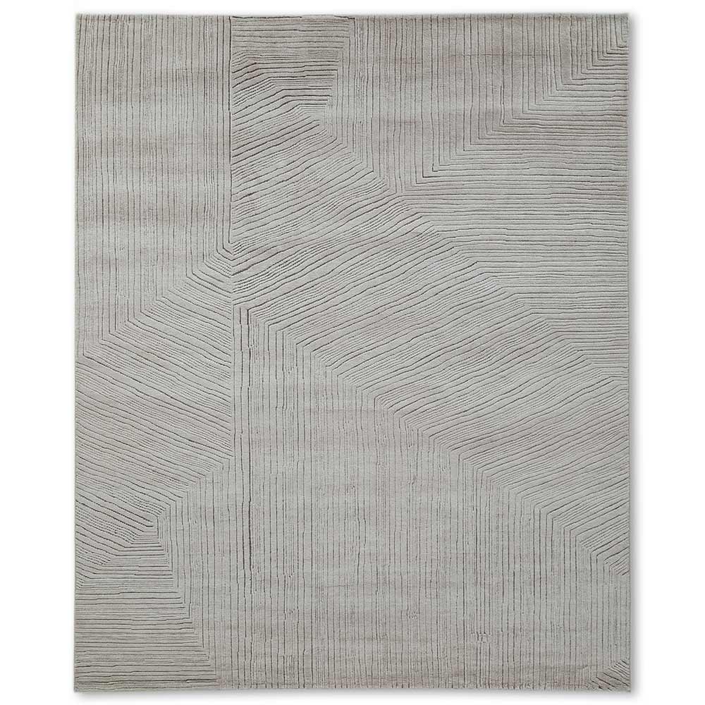 Sand Hand Knotted Woollen Rug