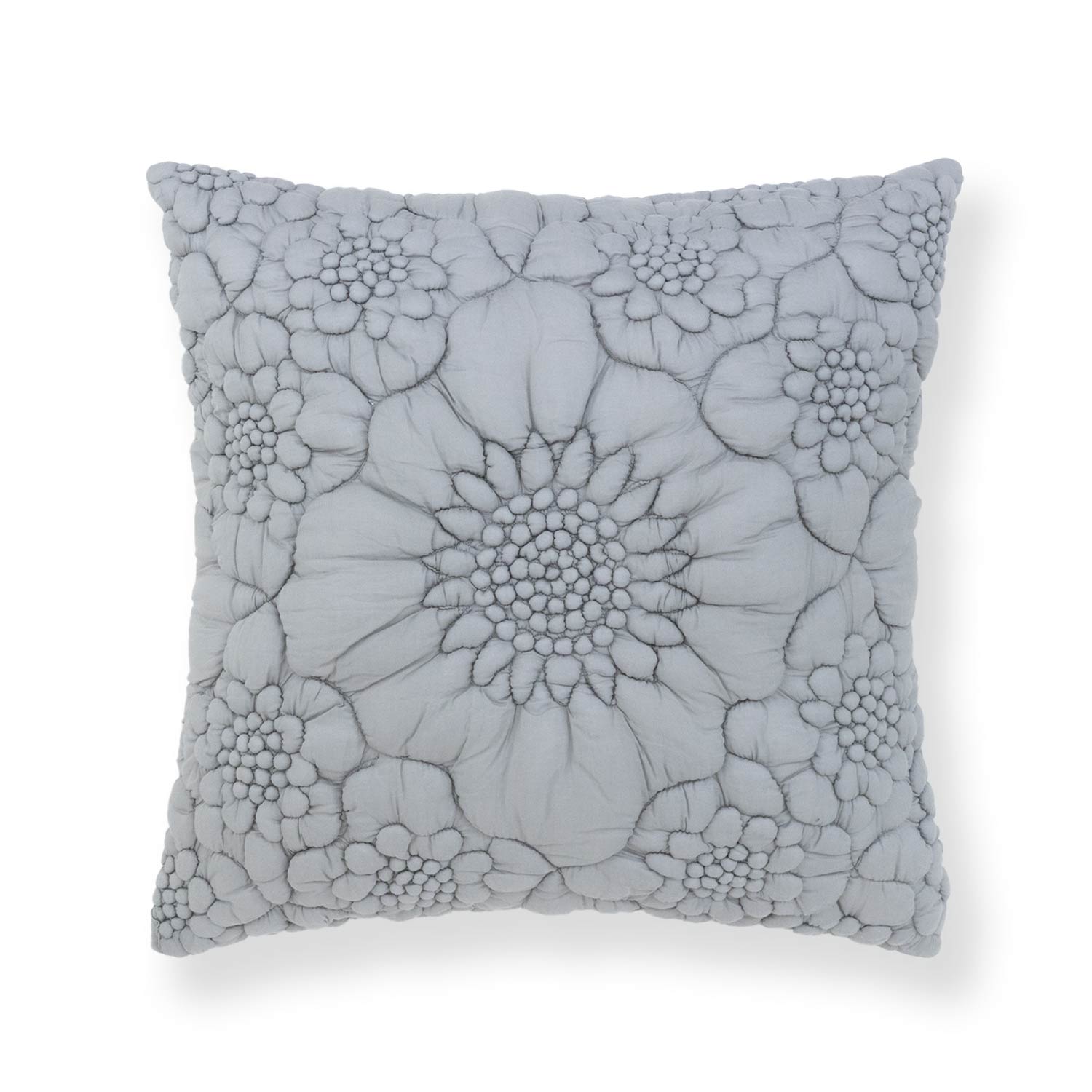 Cotton Handquilted Shibori Textured Tressa Cushion Cover