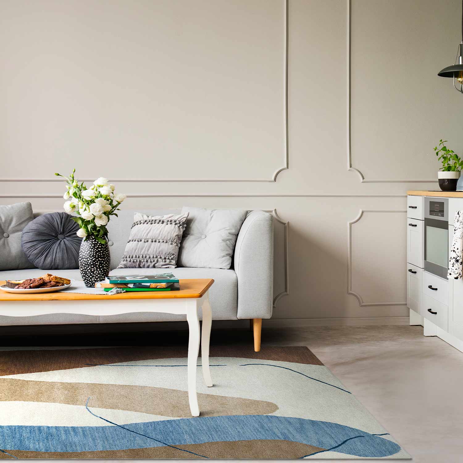 Riyan Hand Tufted Woollen Rug