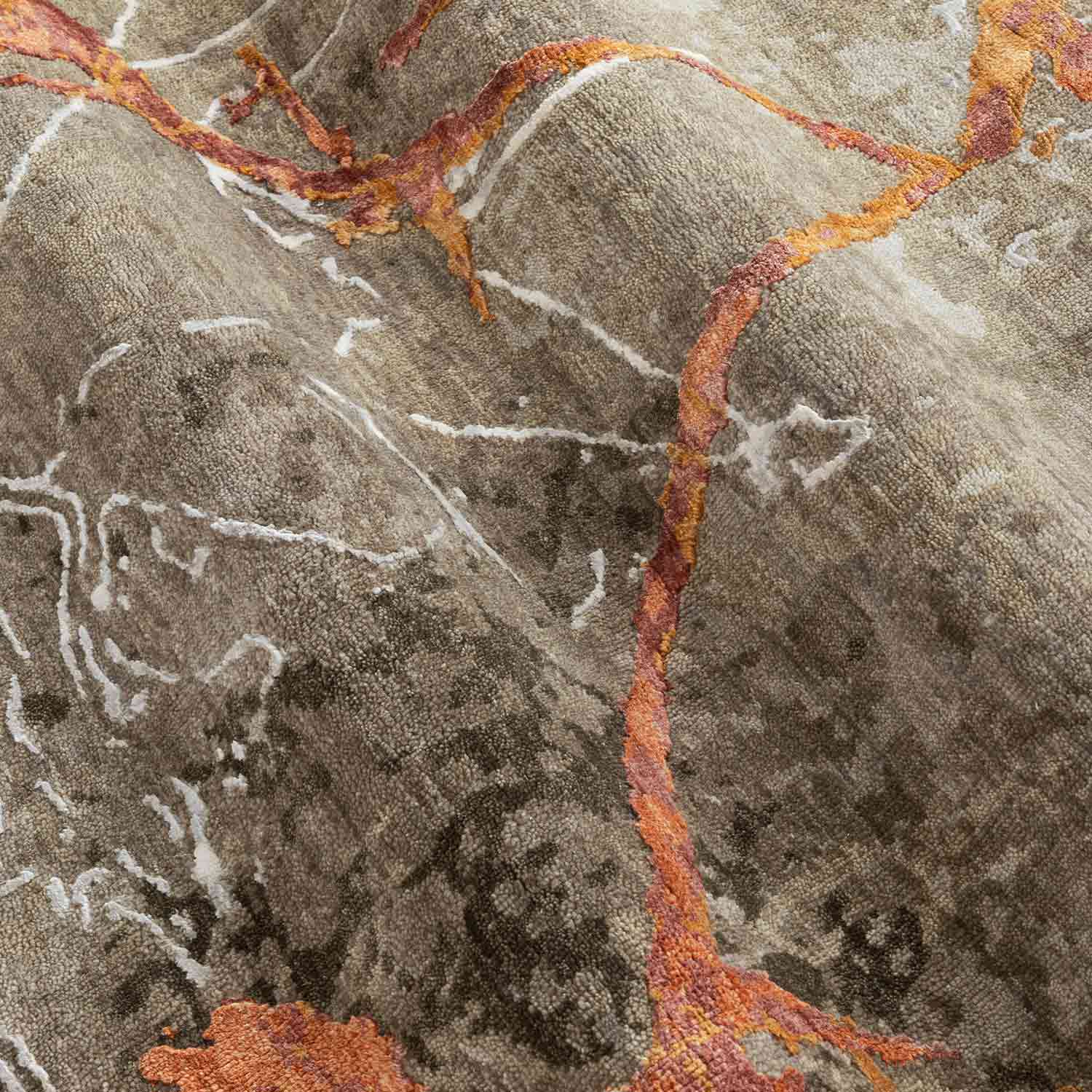 Dhara Hand Knotted Woollen And Silk Rug