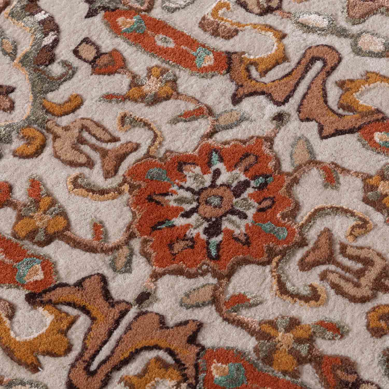 Negin Hand Tufted Woollen And Viscose Rug