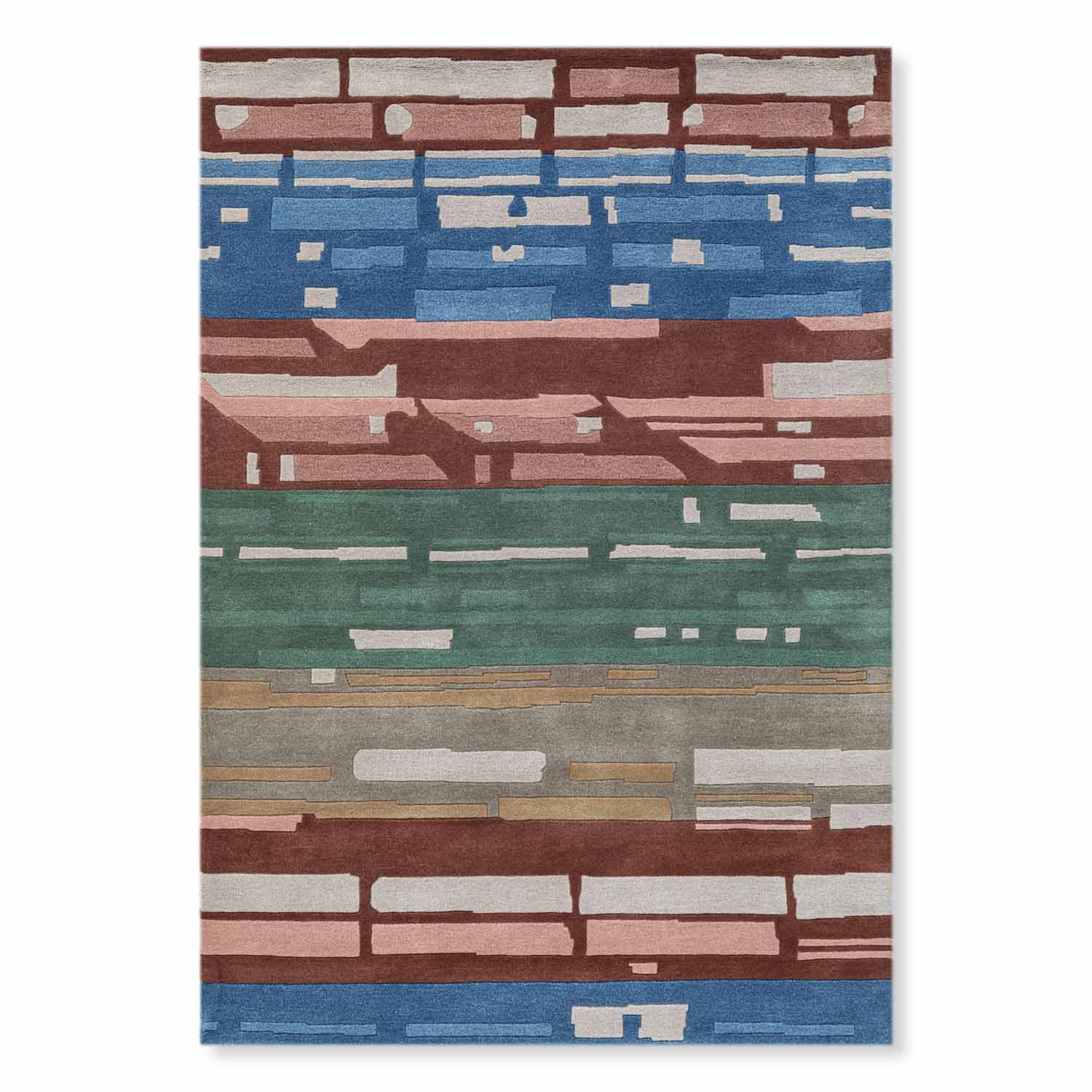 Lifelines 1 Hand Tufted Woollen Rug By Shripal Munshi
