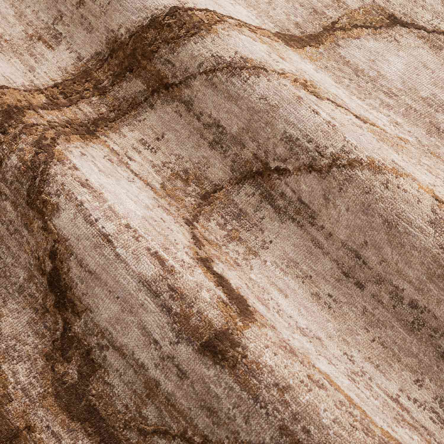 Nava Hand Knotted Woollen And Silk Rug