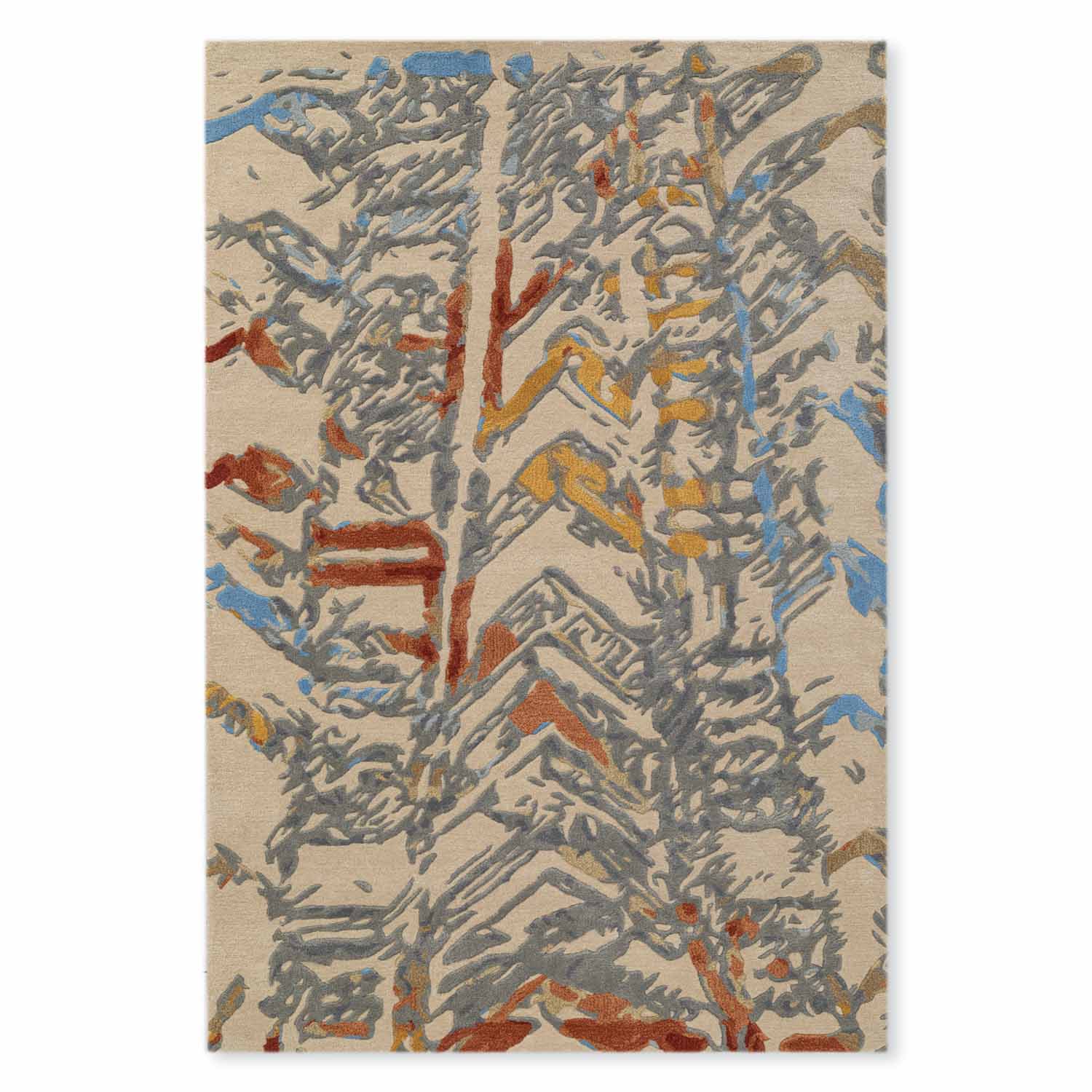 Convergence 1 Hand Tufted Woollen Rug By Shripal Munshi