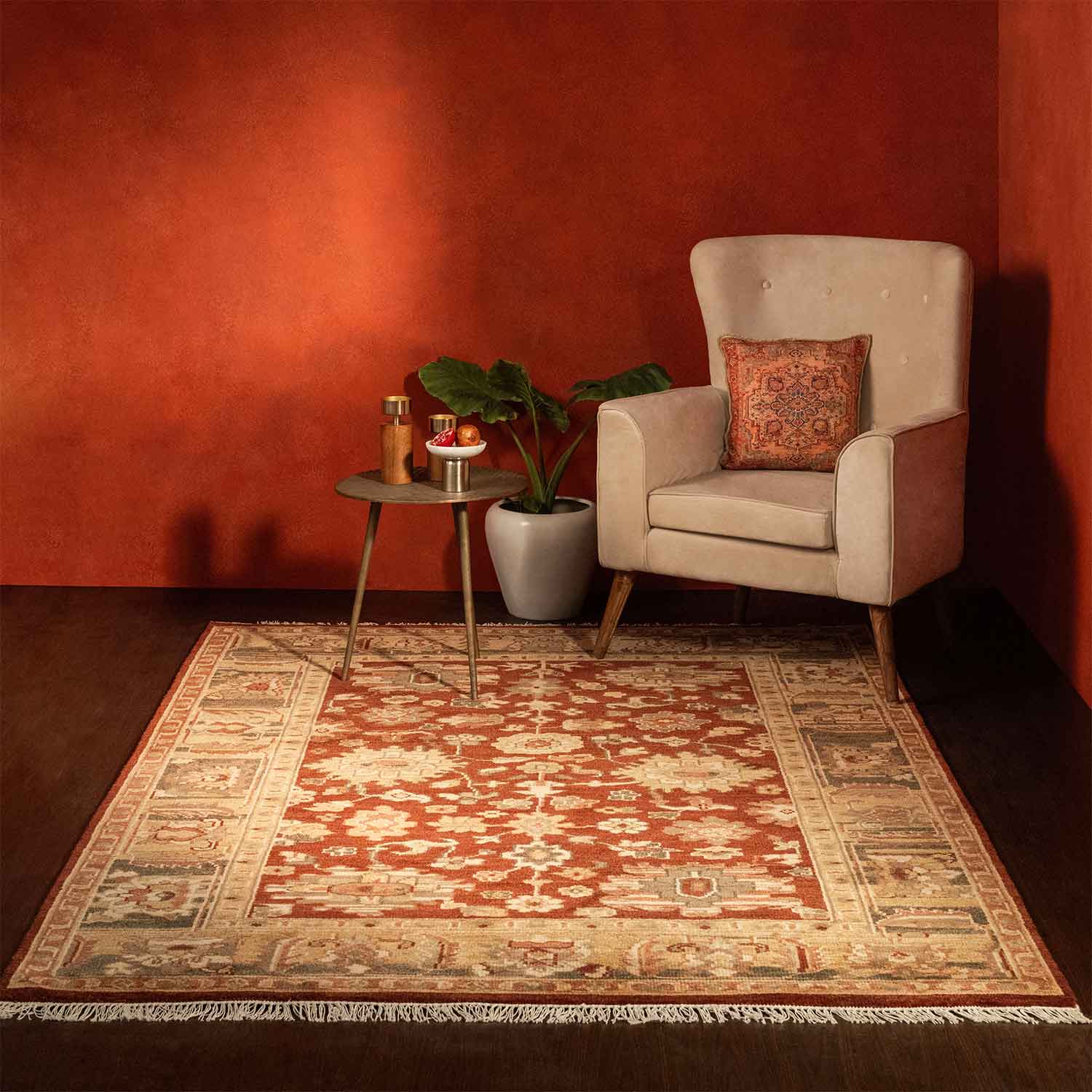 Sabeel Hand Knotted Woollen Rug