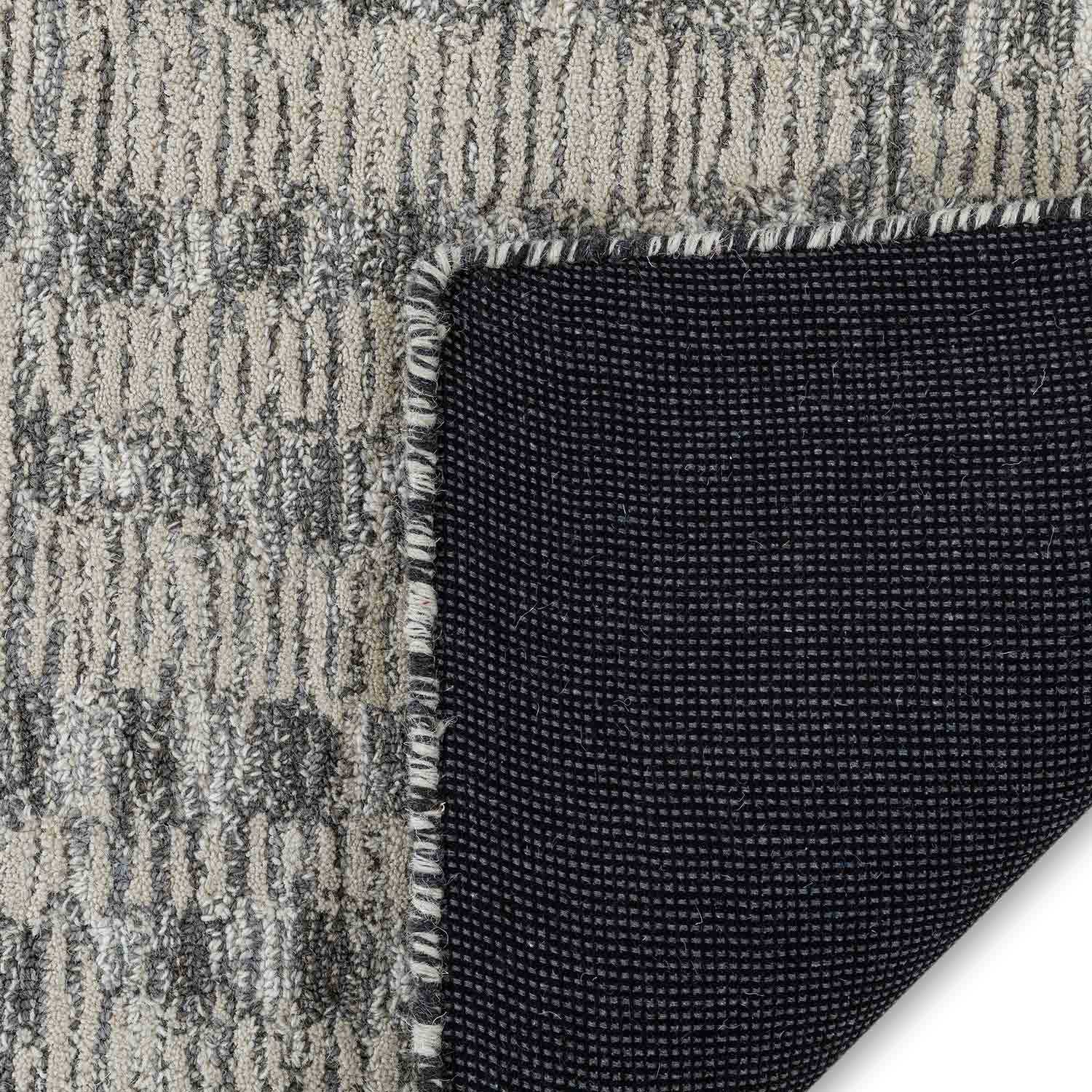 Screen snow Hand Tufted Woollen And Viscose Rug