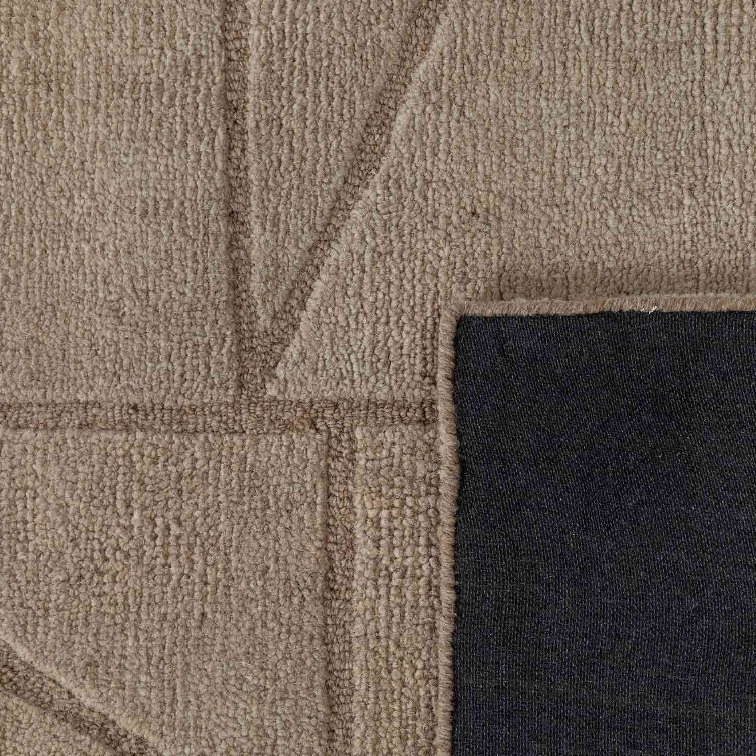 Gridlines Hand Tufted Woollen And Viscose Rug