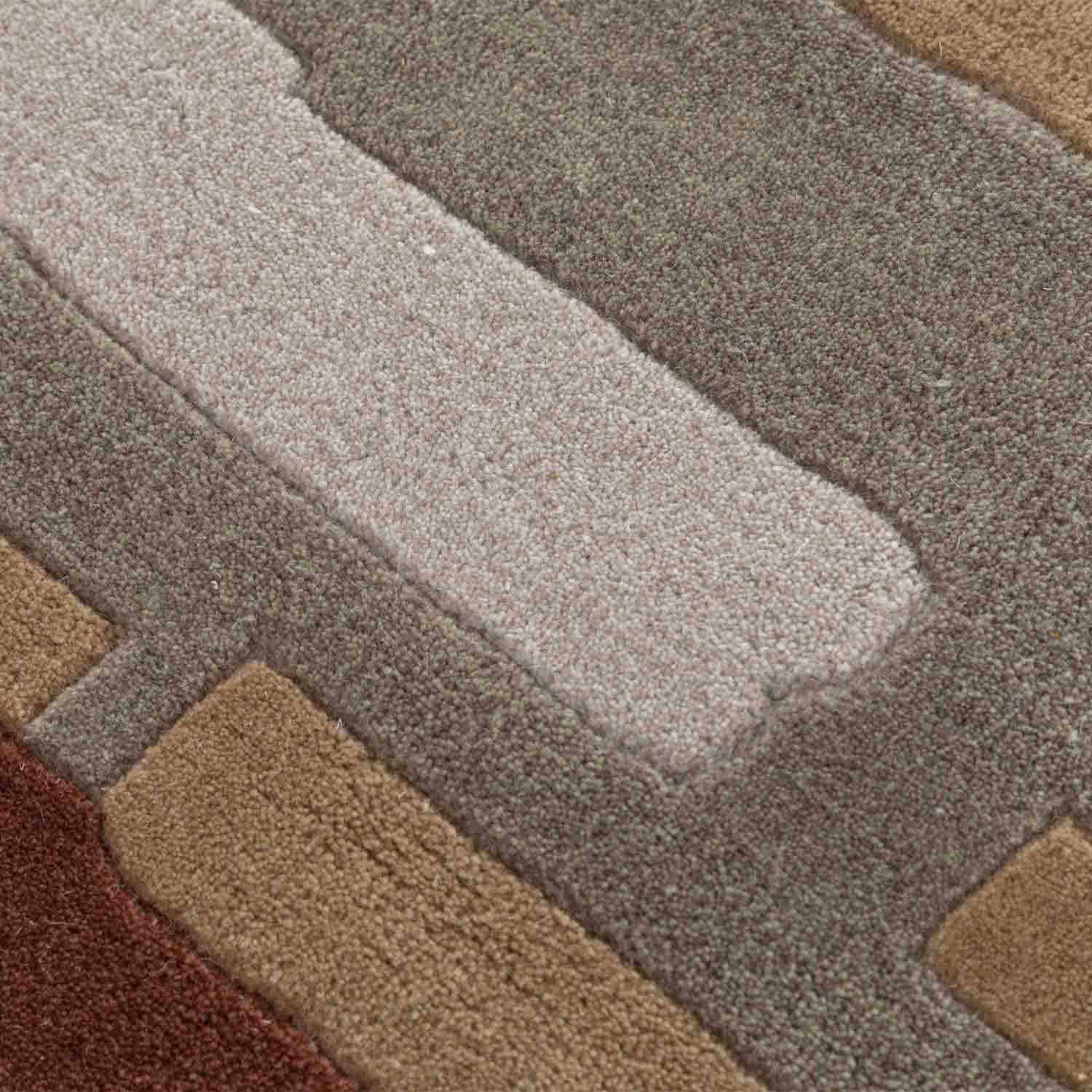 Lifelines 1 Hand Tufted Woollen Rug By Shripal Munshi