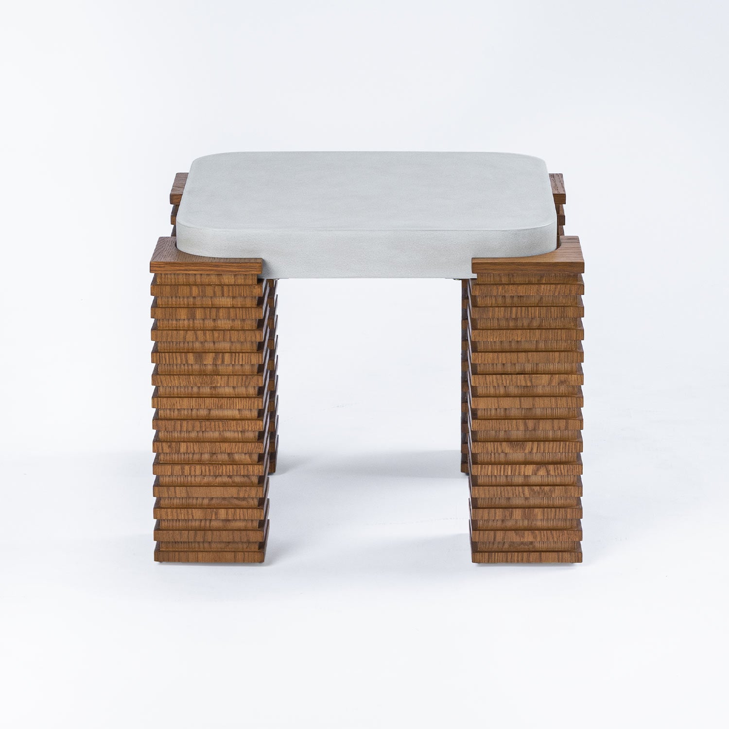 Madison End Table-White