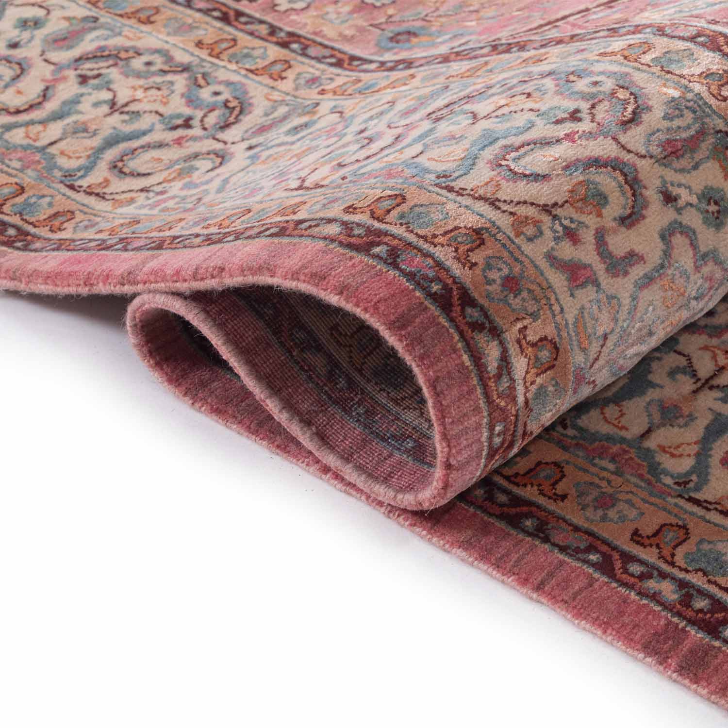 Raas Hand Knotted Woollen And Silk Rug