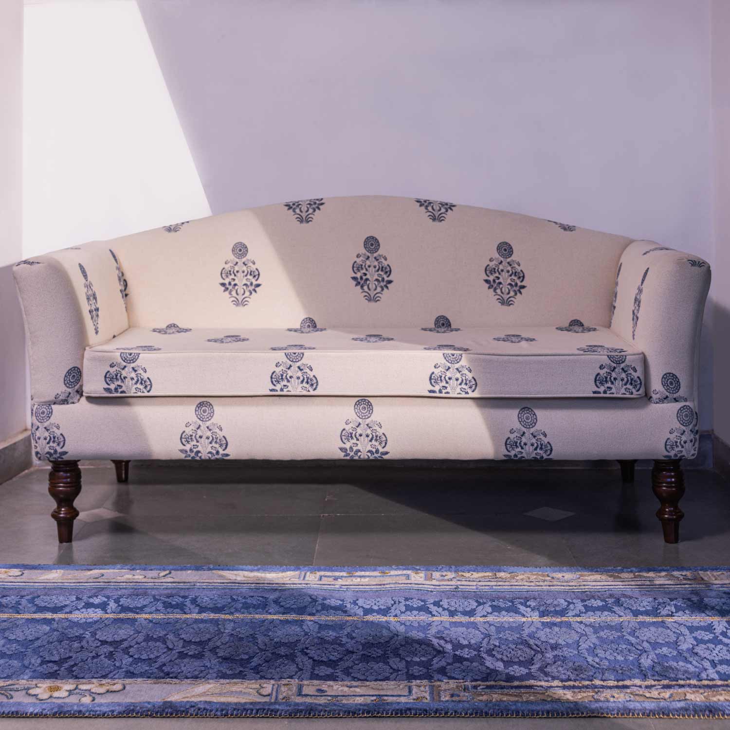 Brocade Garden Hand Knotted Woollen and Silk Rug By Tarun Tahiliani