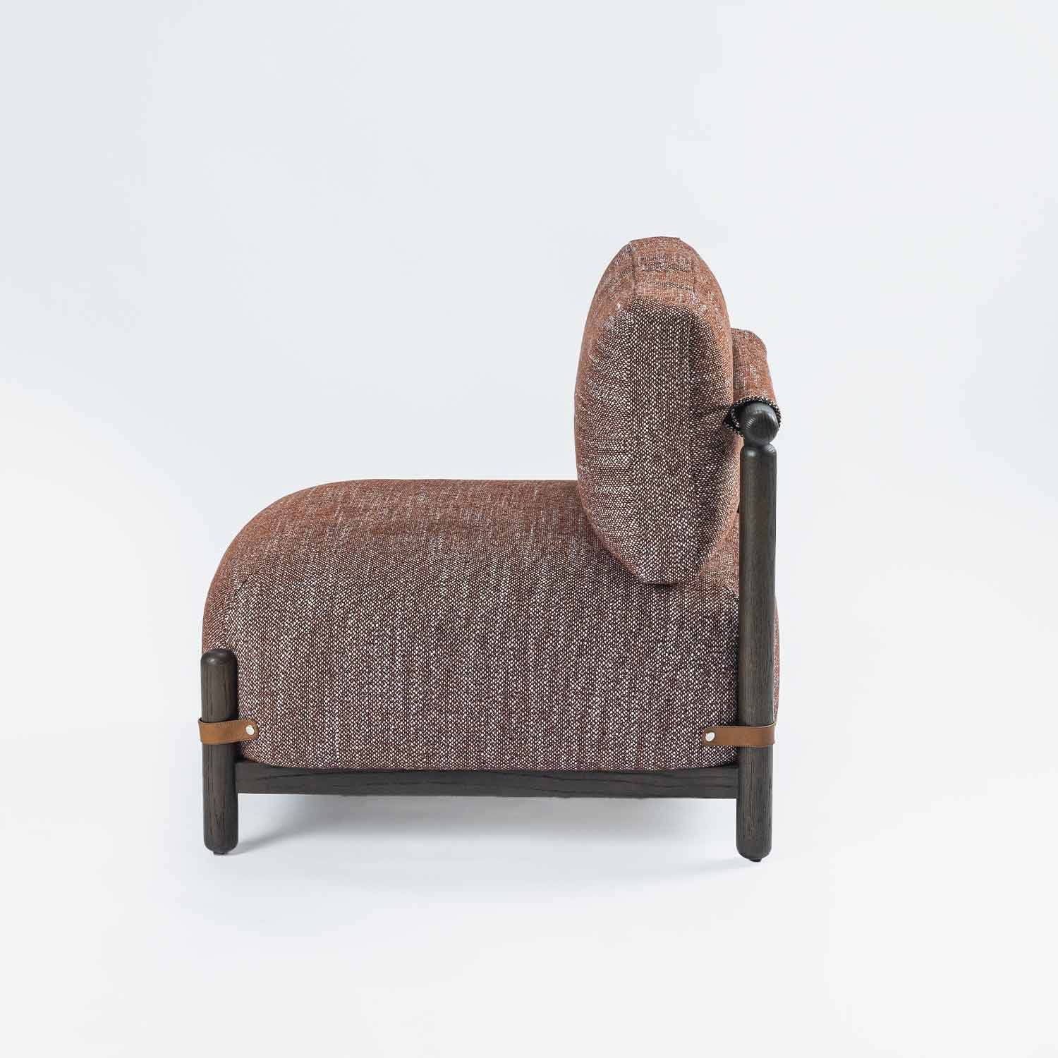 Billy Lounge Chair-Dark Amber