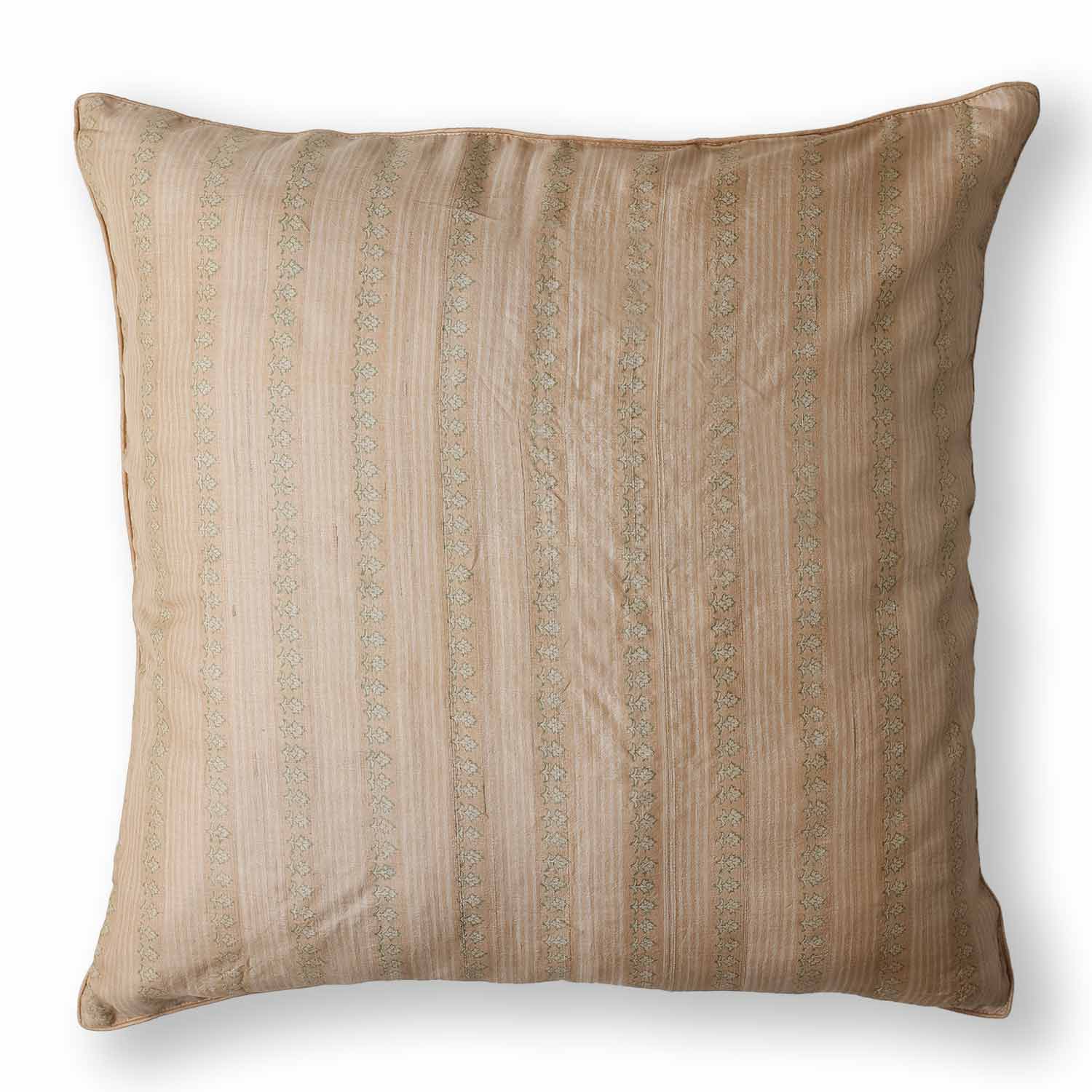 Amal Silk block printed Cushion Cover
