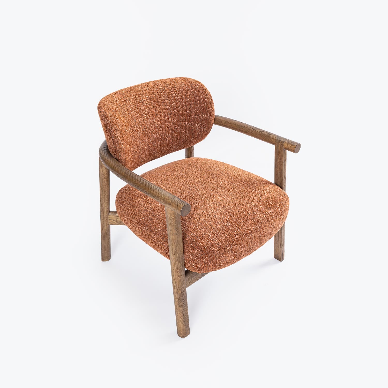 Alabat Lounge Chair- Rust
