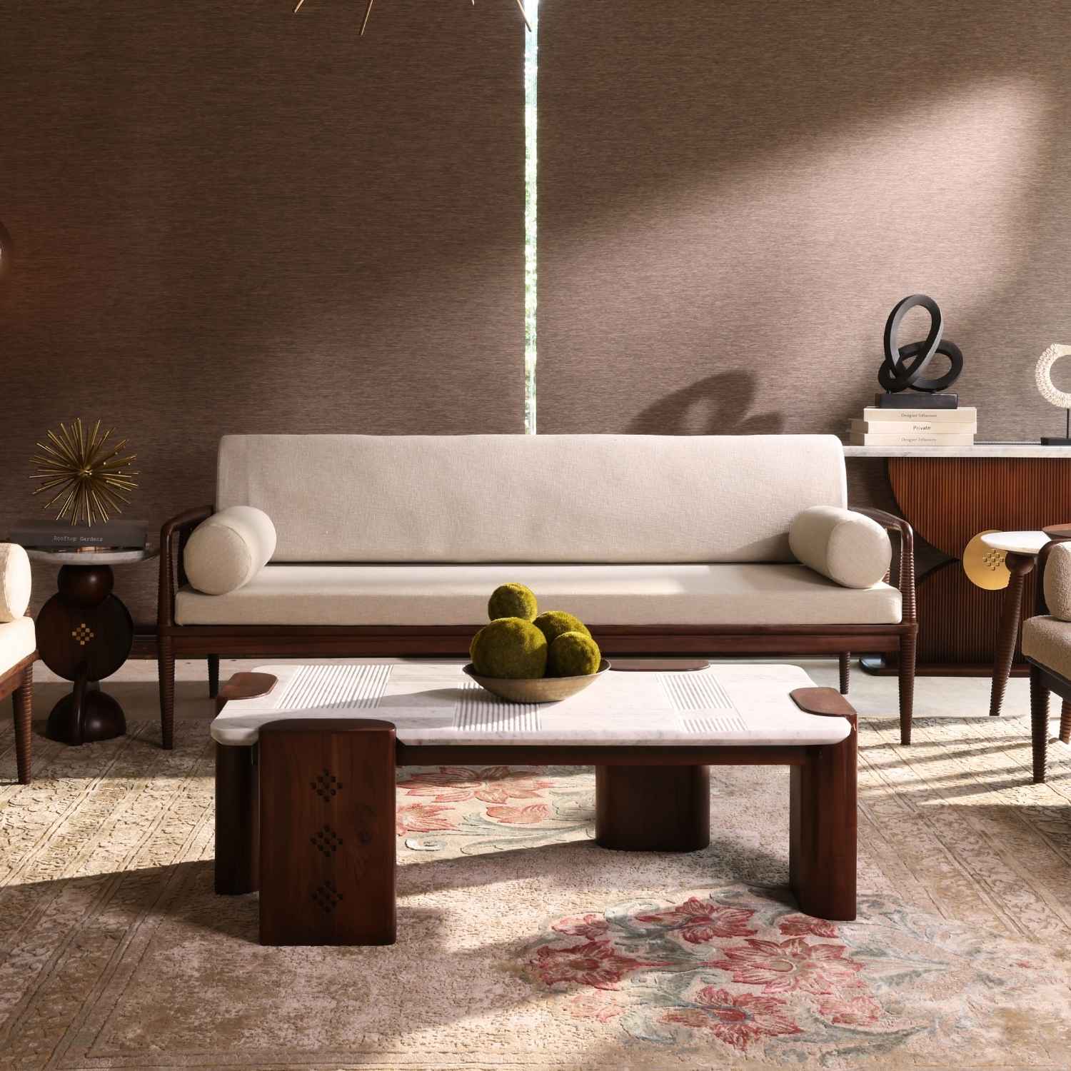 Terra Triple Seater (Wooden Piers)