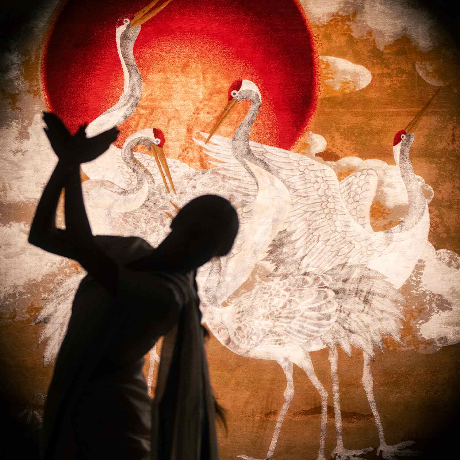 Persepolis Hand Knotted Woollen And Viscose Rug By Ashdeen