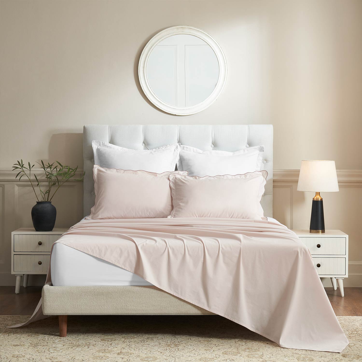 Camelia Cotton Percale Bedsheet Set