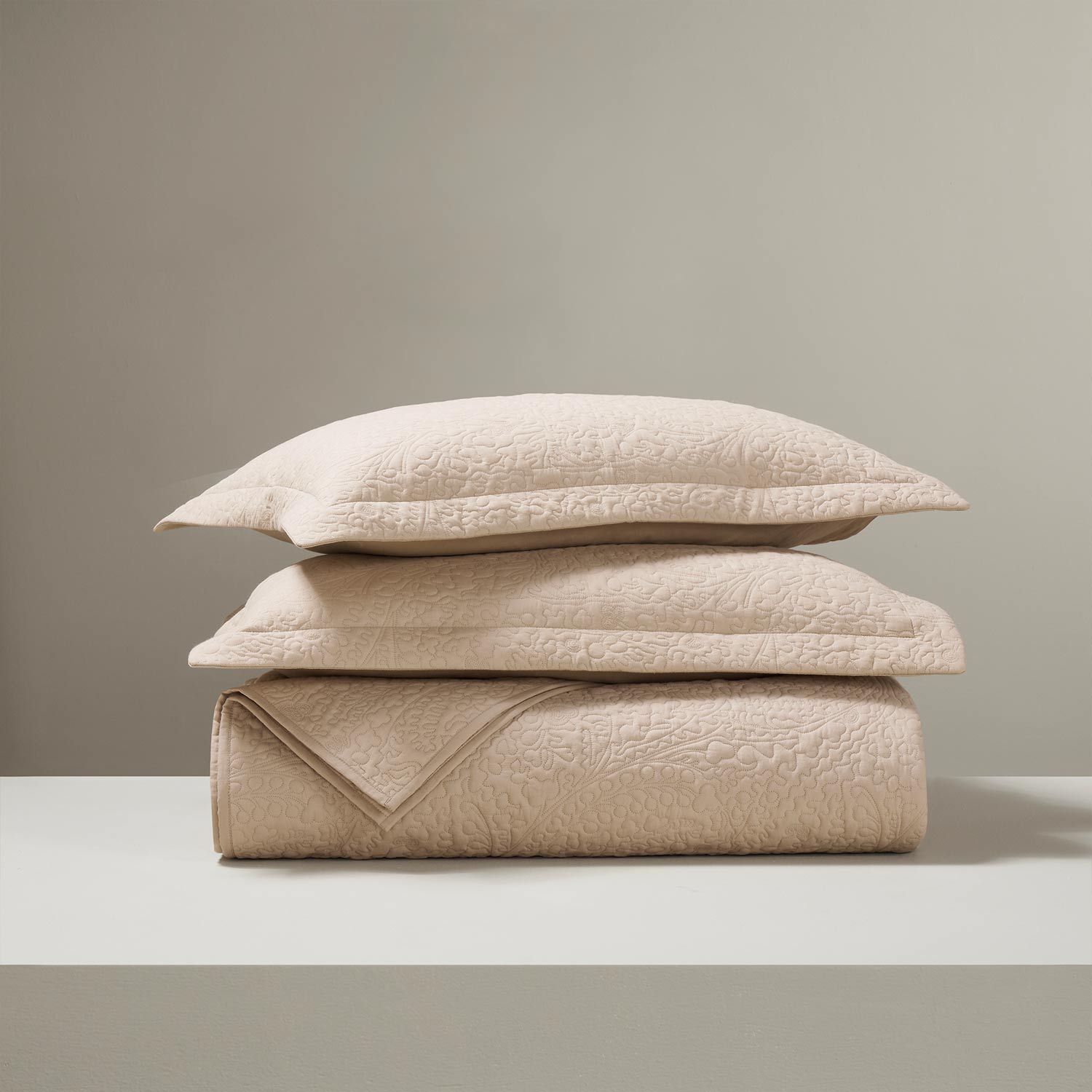 Blaze Embroidered Voile Bed Cover Set