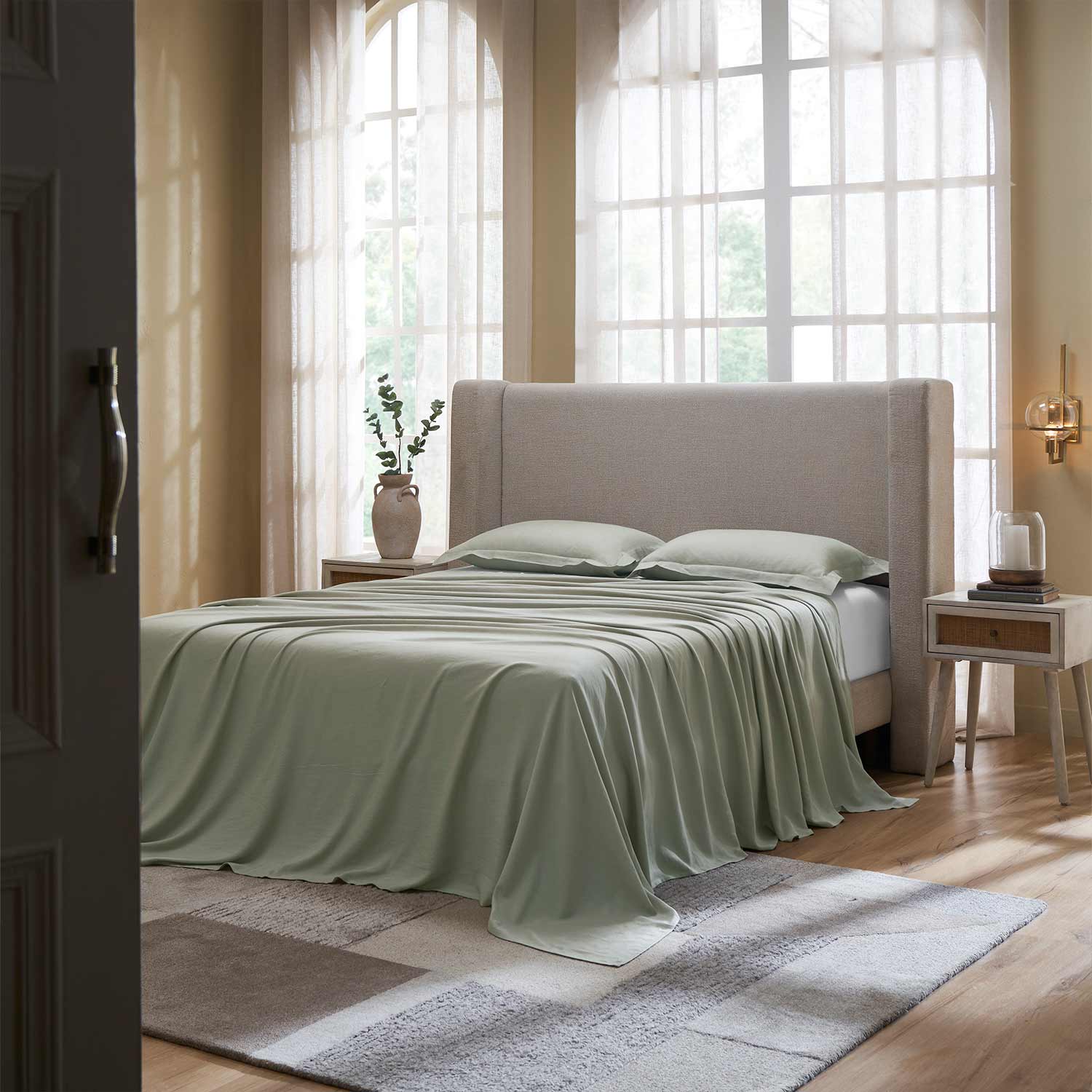 Orelle Linen Bedsheet Set