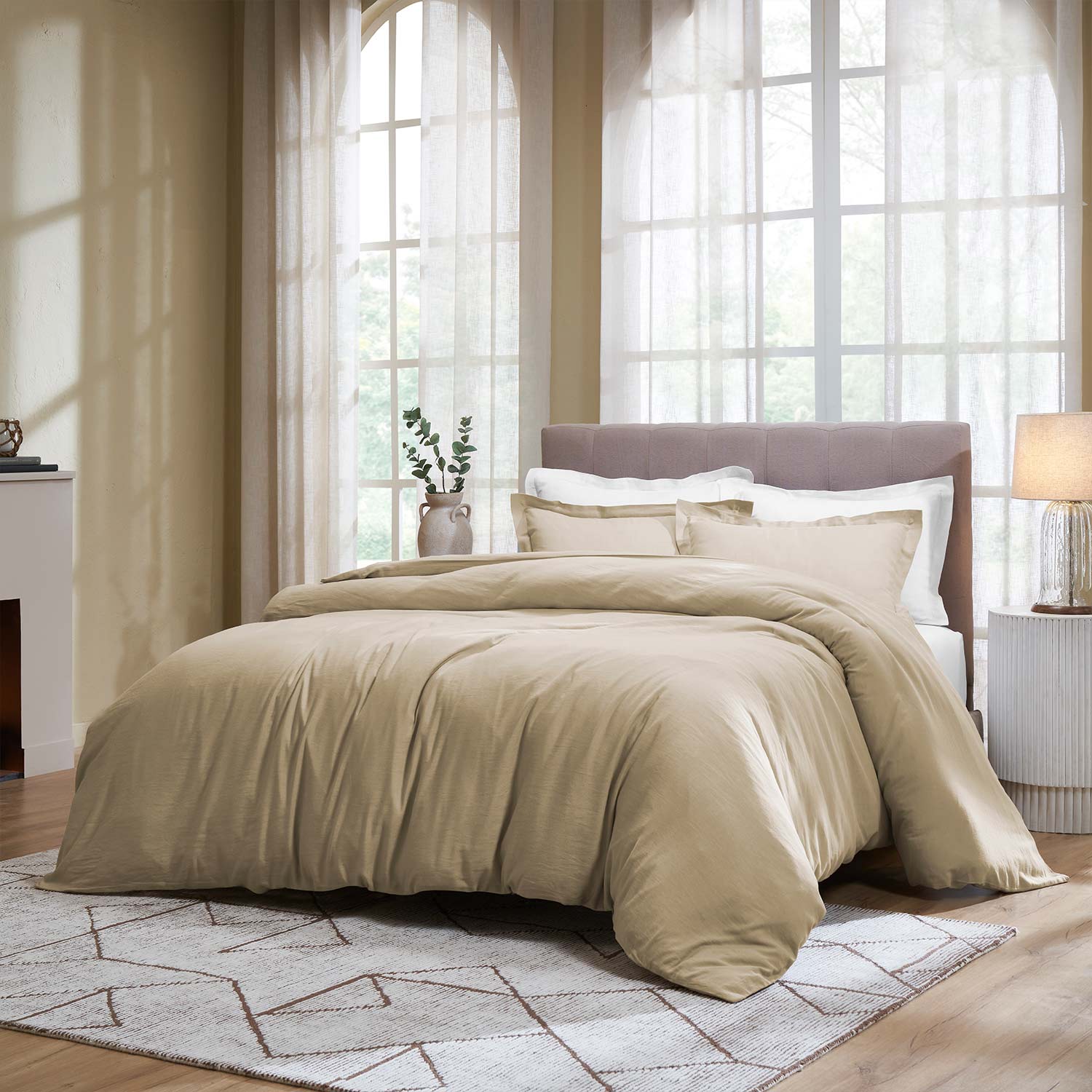 Shell Linen Duvet Cover Set