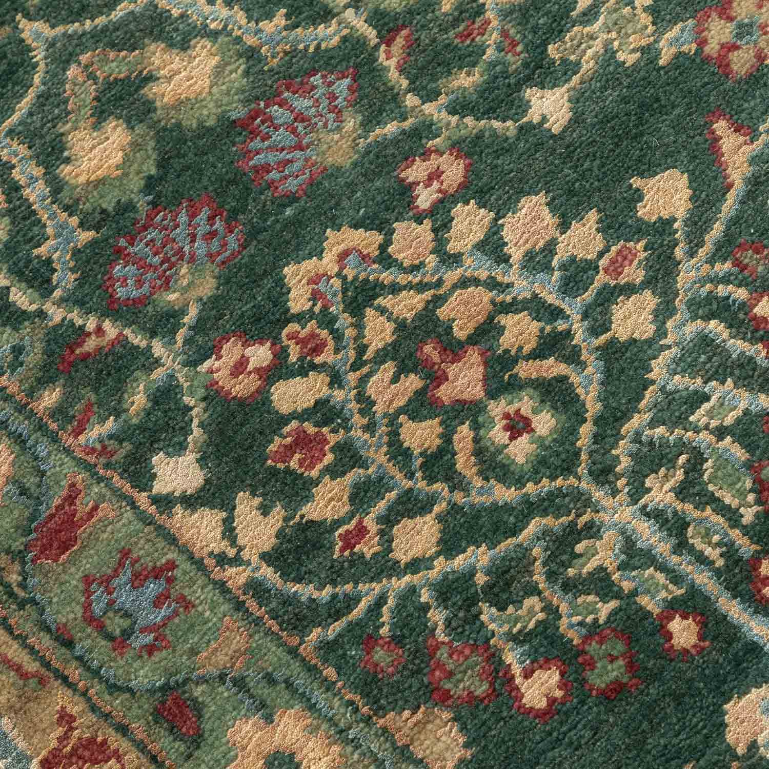 Mohanam Hand Knotted Woollen And Silk Rug