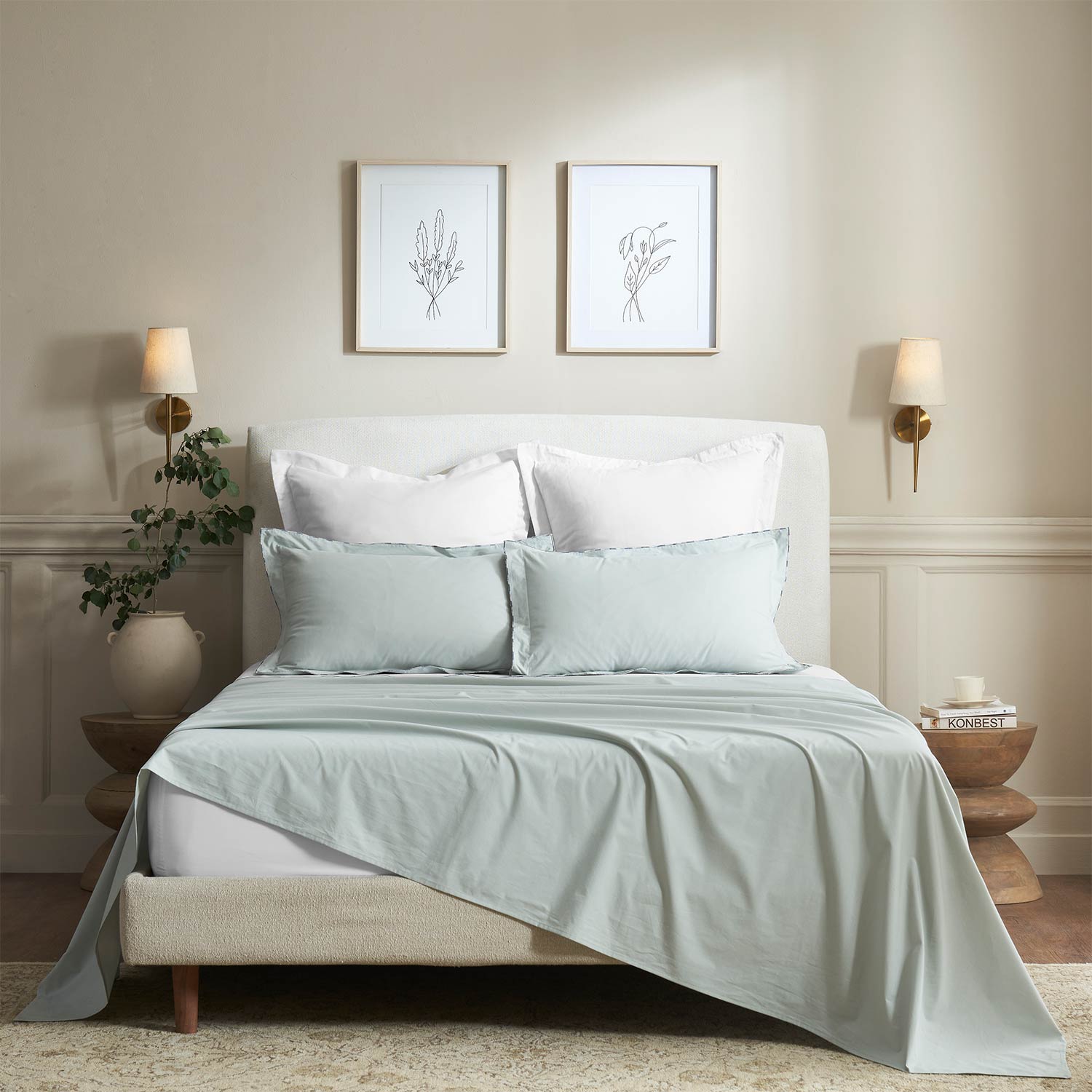 Celune Cotton Percale Bedsheet Set