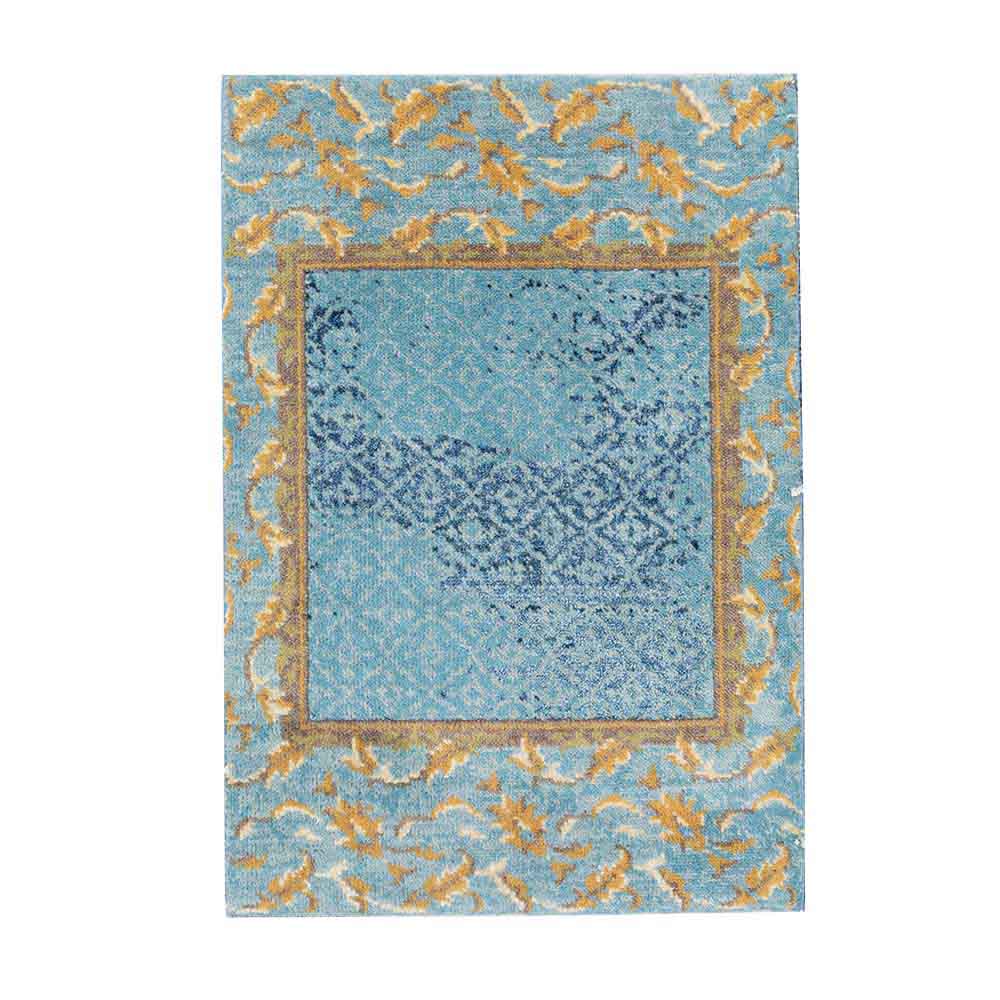 Upasana Hand Knotted Woollen and Viscose Rug