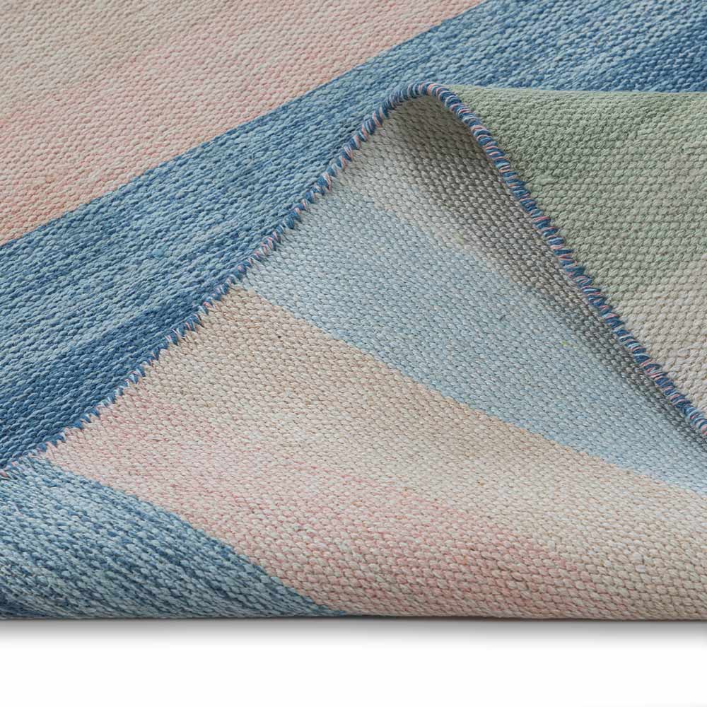 Strape Hand Woven Linen Dhurrie