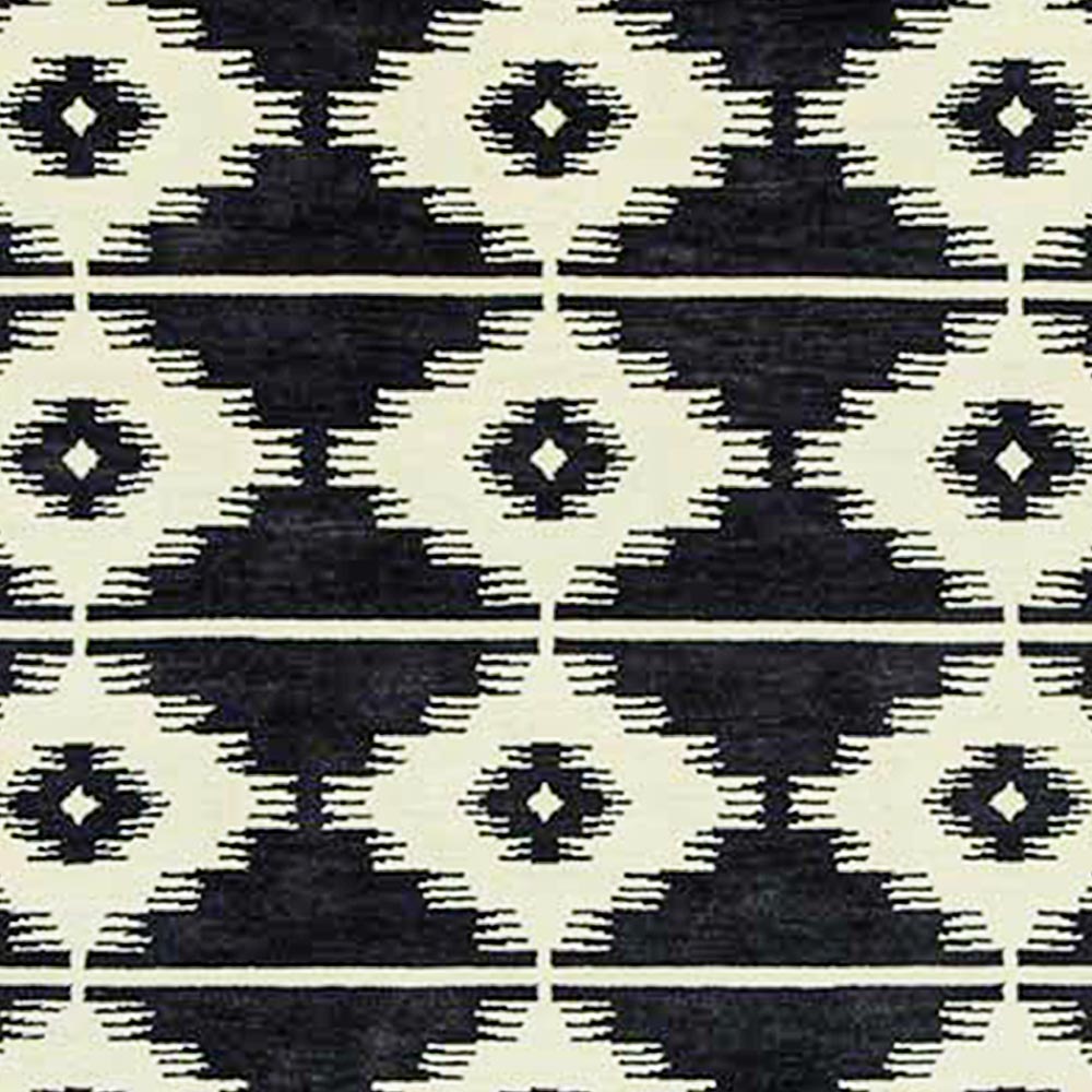 Diamond Hand Knotted Woollen Rug