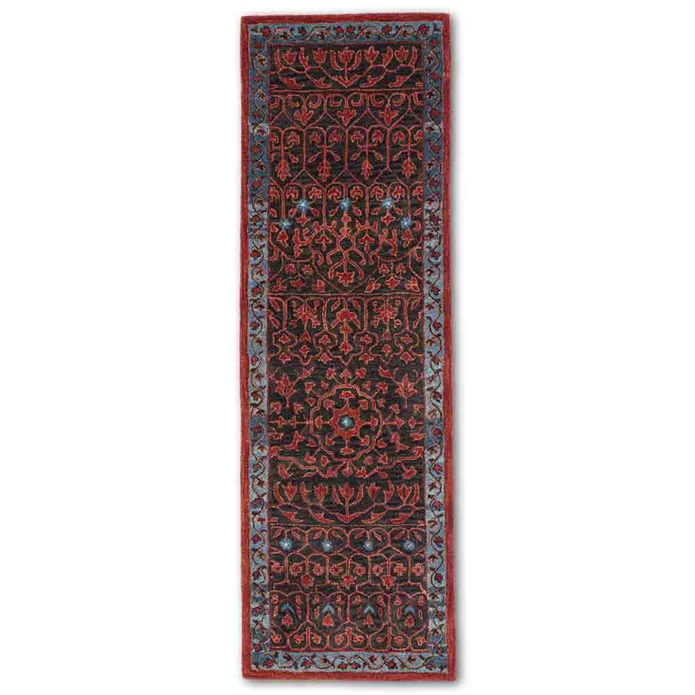 Coptic Hand Tufted Woollen Runner Rug
