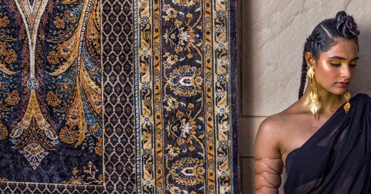 Fashion-Inspired Obeetee Carpets (Tarun Tahiliani  JJ Valaya)