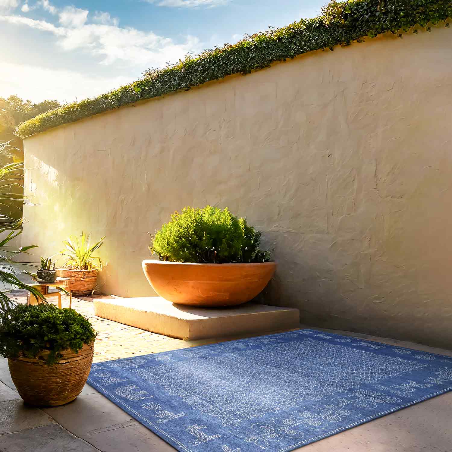 Nrityalata Hand Knotted Woollen Rug by Abraham & Thakore