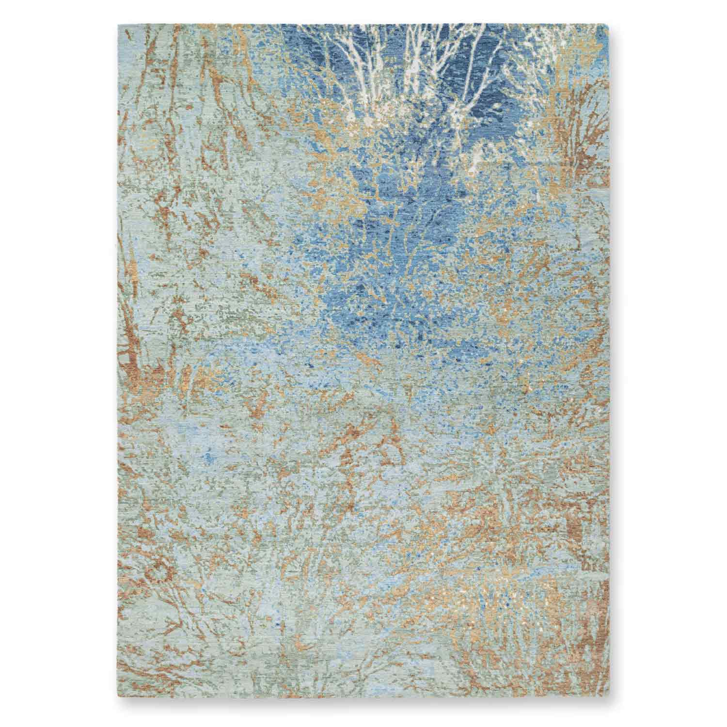 Tarang Hand Knotted Woollen And Silk Rug