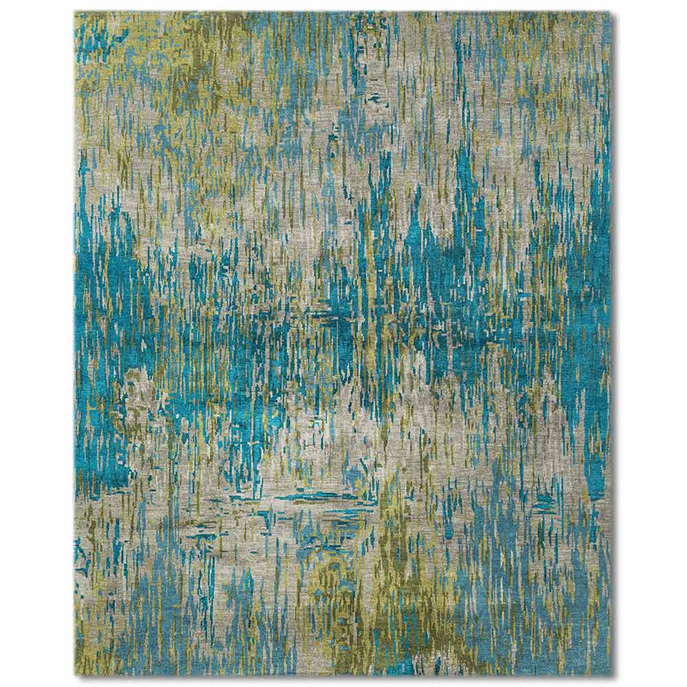 Cyano-B1 Hand Knotted Woollen Rug
