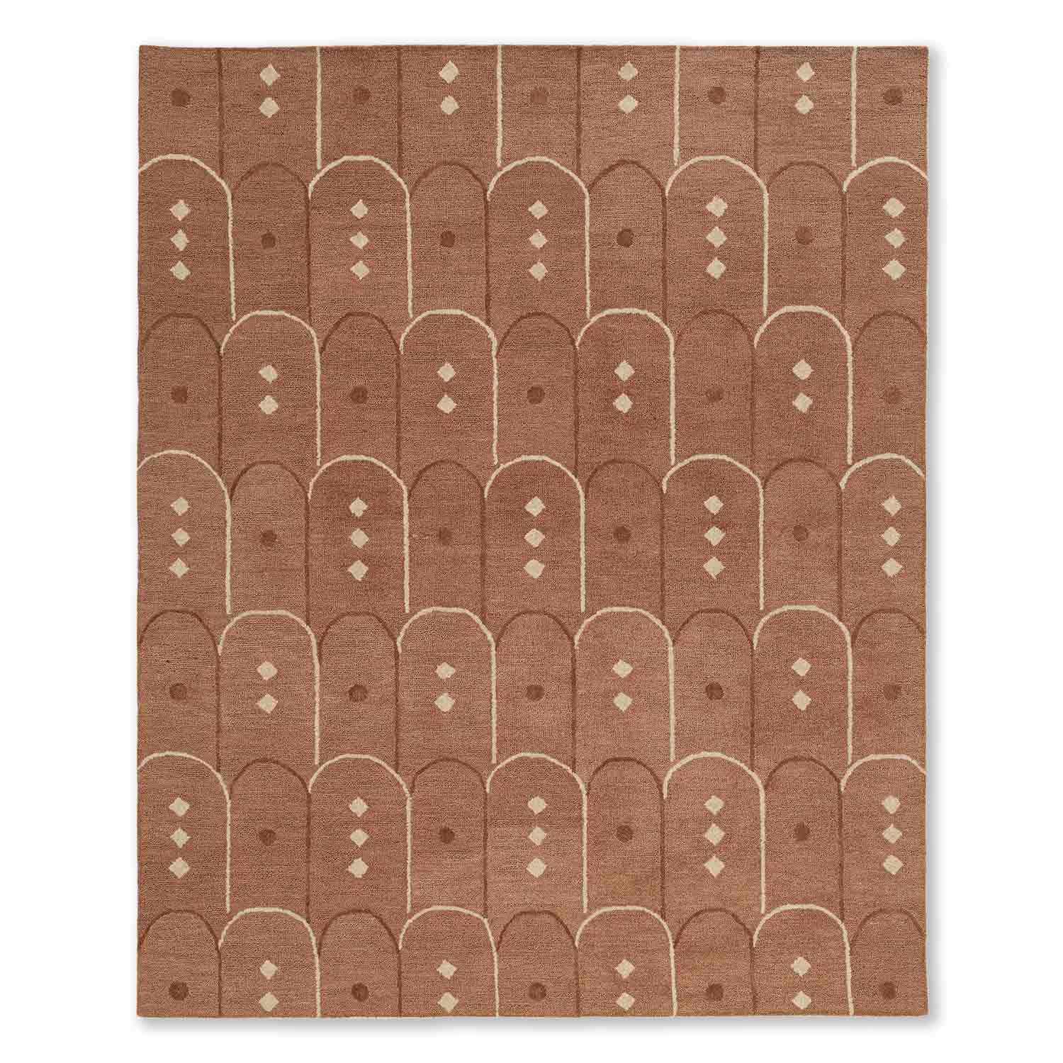 Dewar Hand Tufted Woollen And Viscose Rug