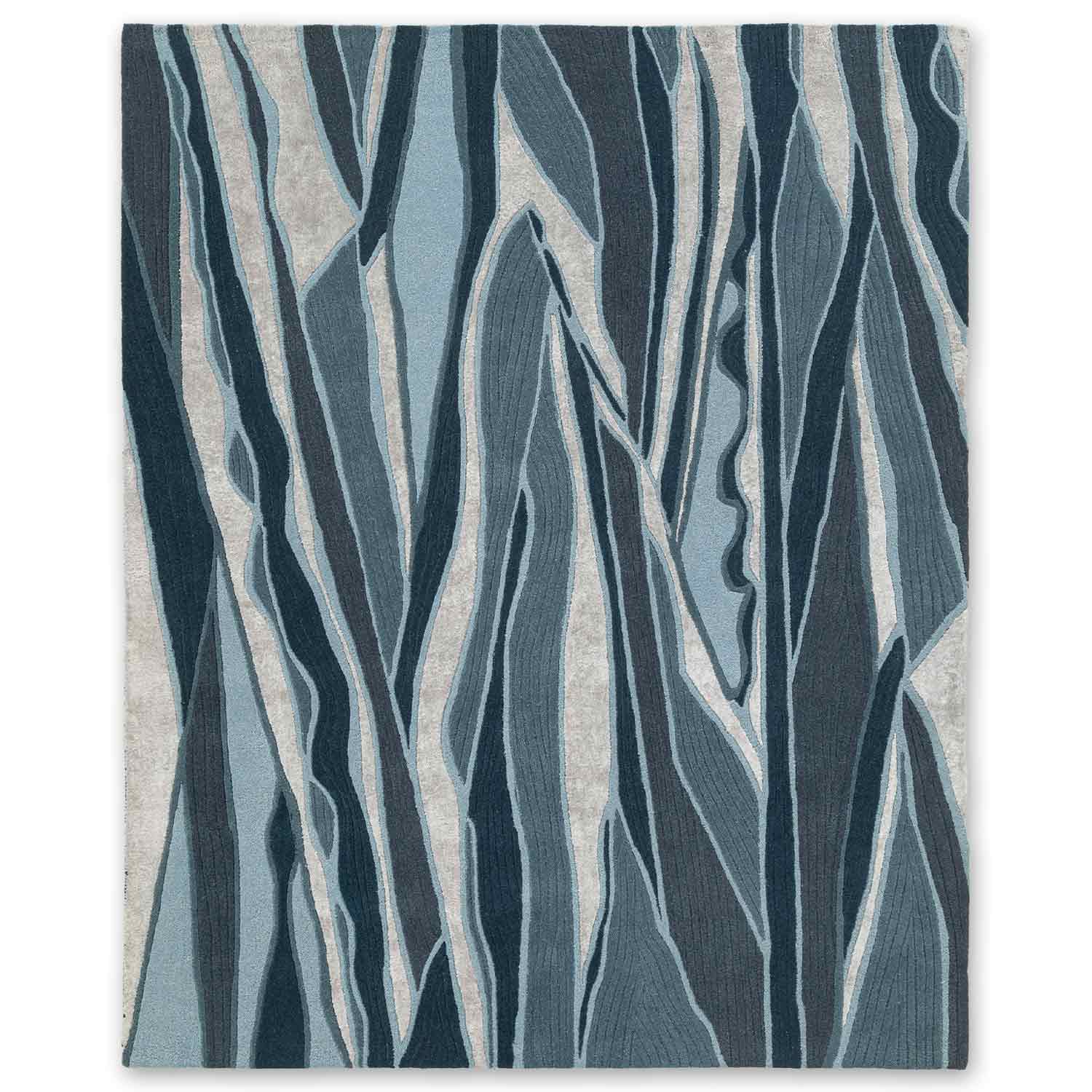 Obliq Hand Tufted Woollen And Viscose Rug