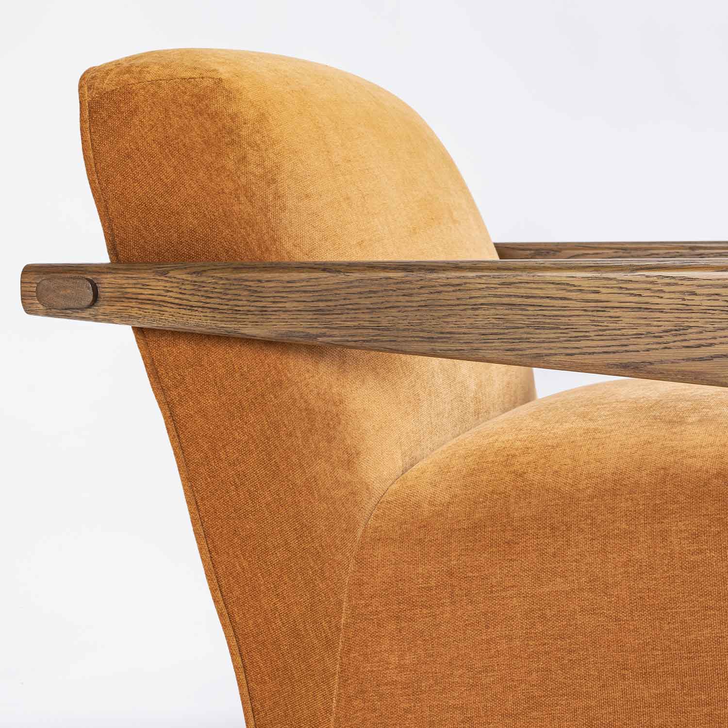 Hyke Low Back Armchair - Amber