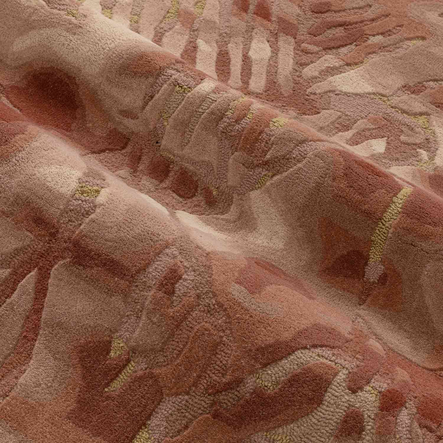 Wineyard Hand Tufted Woollen And Viscose Rug