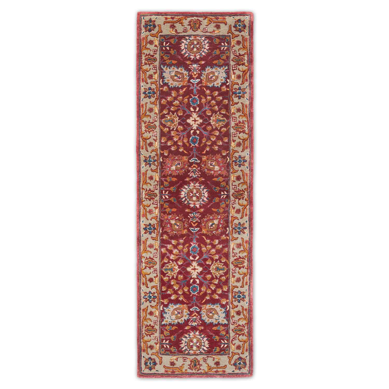 Mahin Hand Tufted Woollen And Viscose Runner