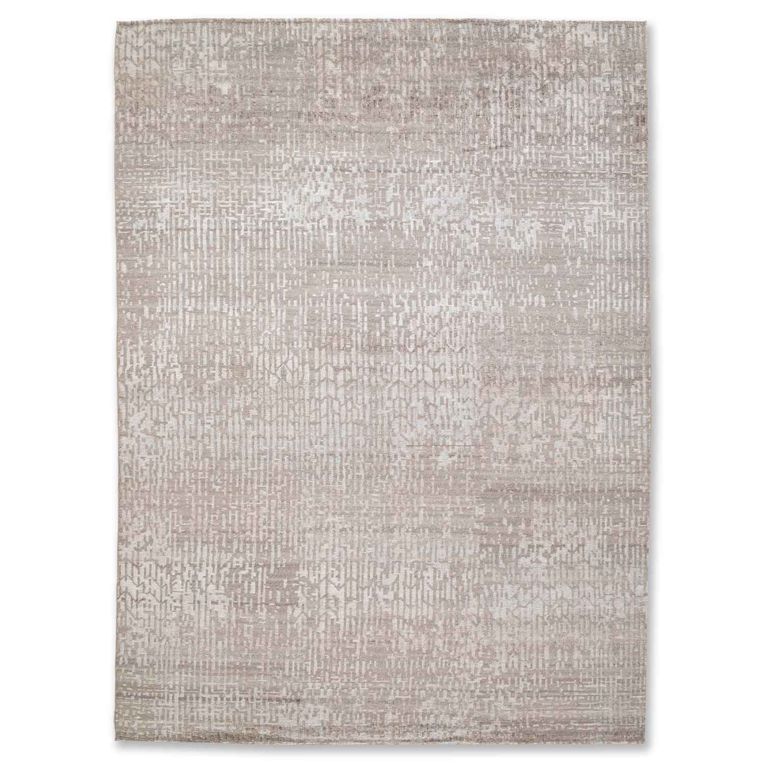 Ombre Hand Knotted  Wool And Viscose