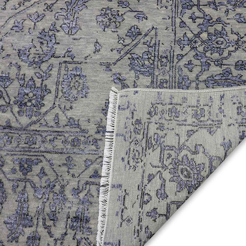 Mosh Hand Knotted Woollen And Viscose Rug