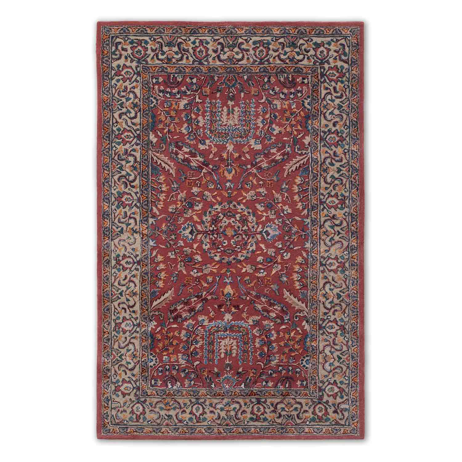 Zida Hand Tufted Woollen And Viscose Rug