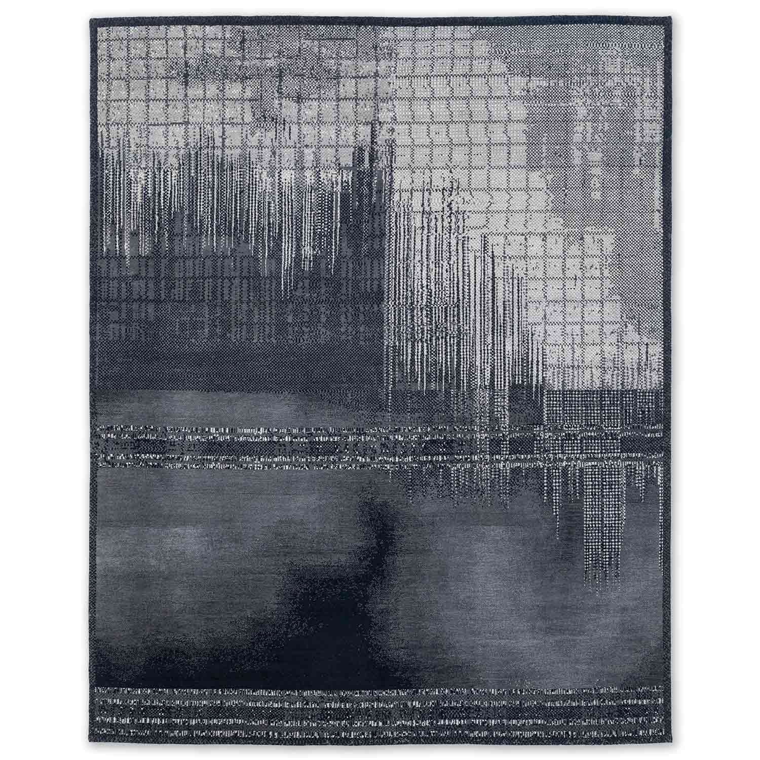 Loomed Aura Hand Knotted Woollen Rug By Abraham And Thakore